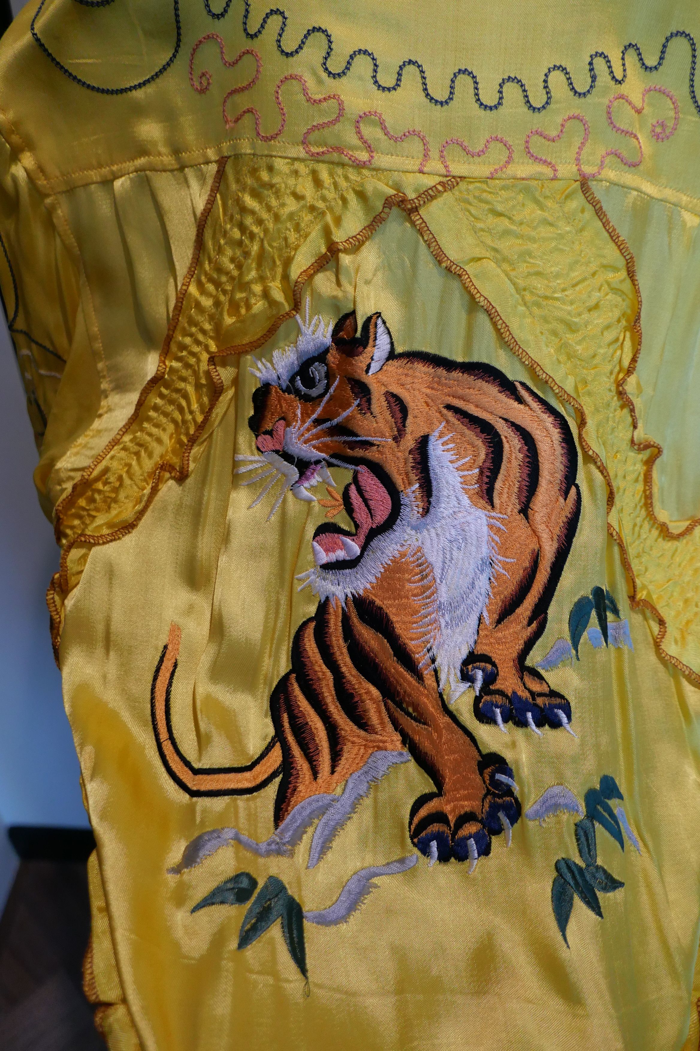 Bode Bode Yellow Tiger Ruching Shirt Size US M / EU 48-50 / 2 - 7 Thumbnail