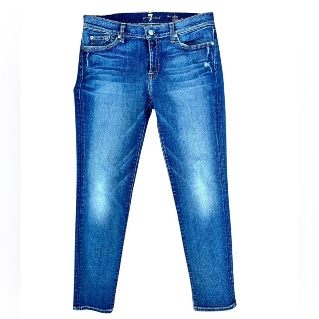 7 For All Mankind 7 For All Mankind Slim Cigarette Skinny Jean Women Size 32. Size 32" / US 10 / IT 46 - 16 Thumbnail