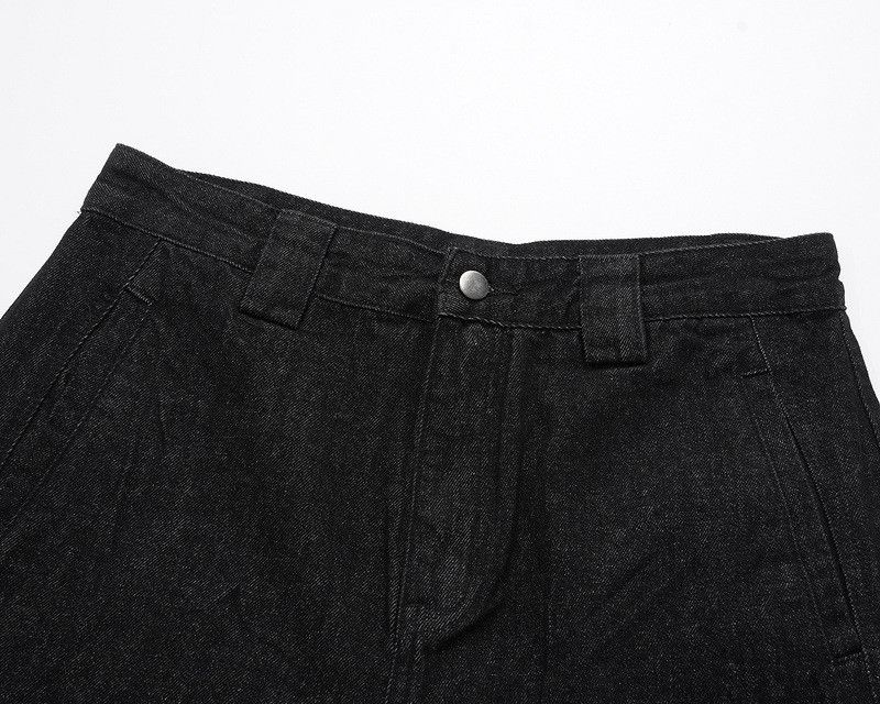 Jean High street washed loose wide-leg classic scimitar jeans Size US 32 / EU 48 - 3 Thumbnail