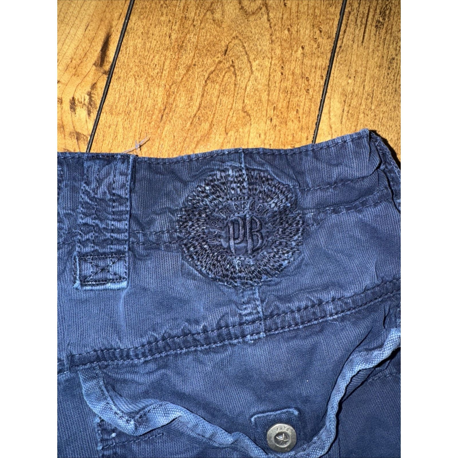 Vintage Paperbacks Cargo Shorts 36 Navy Blue Utility Pockets Outdoor Size US 36 / EU 52 - 13 Thumbnail