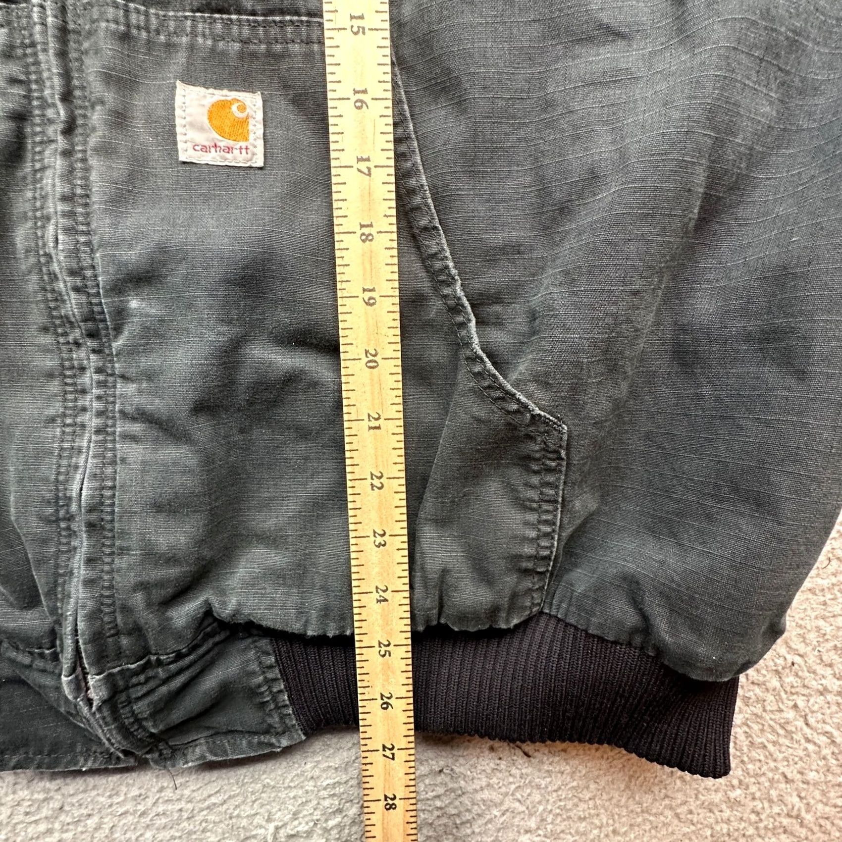 Carhartt Carhartt Jacket Quilted Hooded Zip 2XL Black Mens Ripstop Active Jac Quilt Lined Full Zip Size US XXL / EU 58 / 5 - 4 Thumbnail