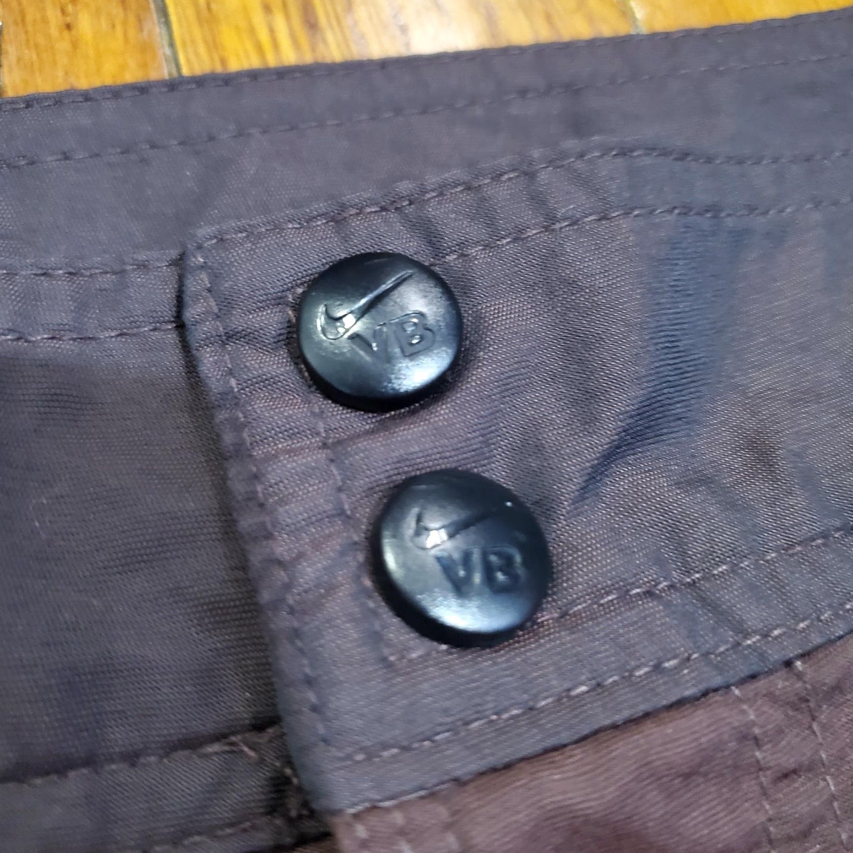 Nike Nike Shorts Mens 34 Brown Gray VB Boardshorts Athletic Two-Tone Quick Dry Hybrid Board Shorts Mens Brown Colorblock Surfing 90s? Size US 36 / EU 52 - 4 Thumbnail