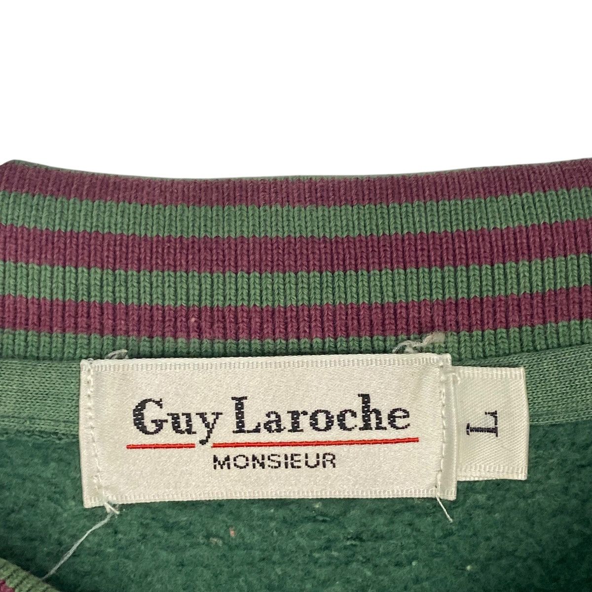 Other Vintage Guy Laroche Sweatshirt Half Button Small Embroidery Size US L / EU 52-54 / 3 - 6 Thumbnail