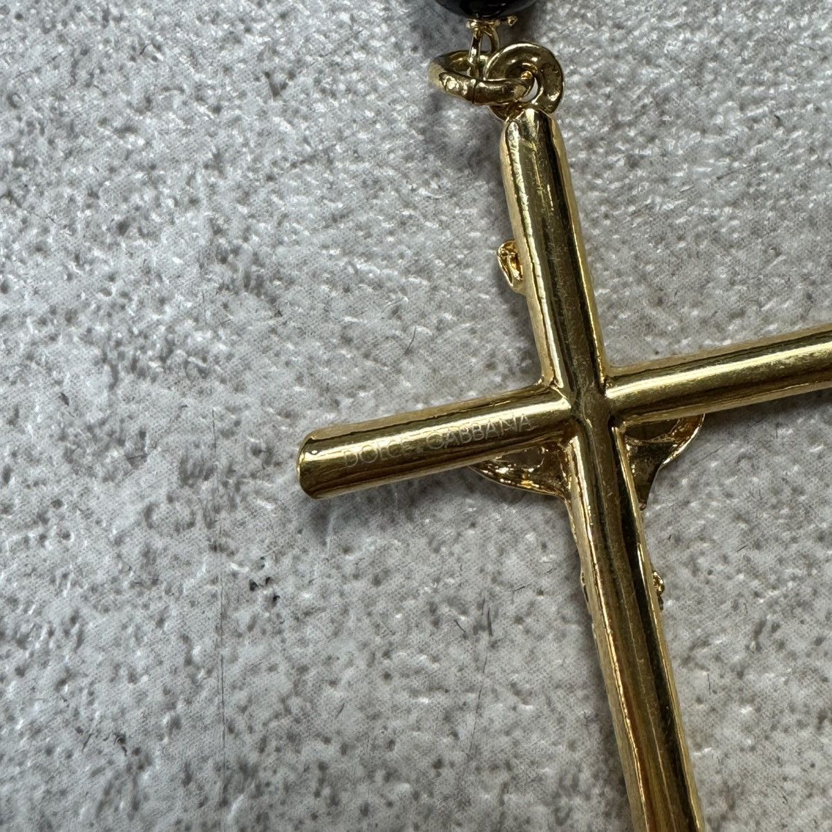 Dolce & Gabbana Dolce & Gabbana D&G Maria Jesus cross Combi Rosario necklace Size ONE SIZE - 3 Thumbnail