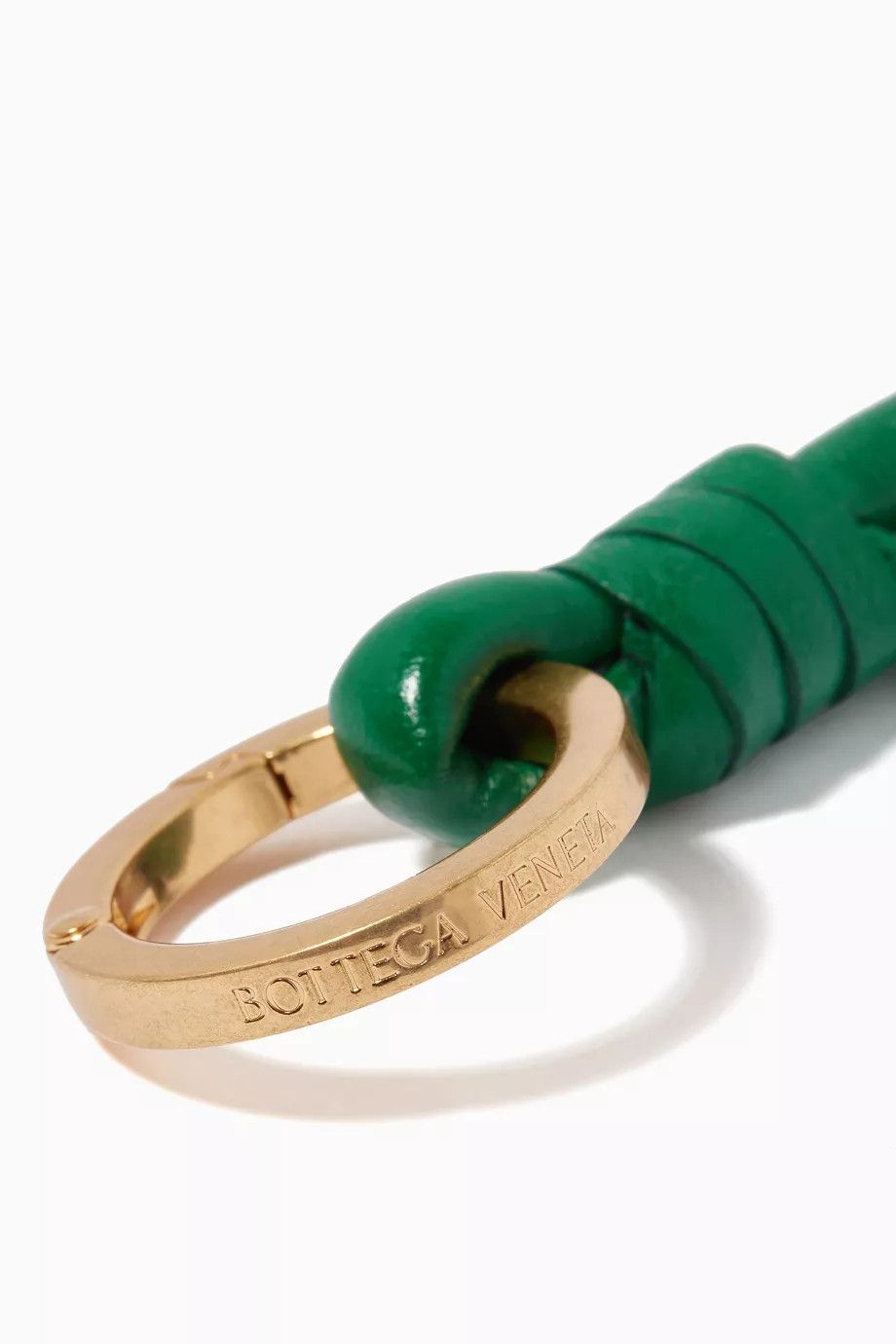 Bottega Veneta o1y0725 Size : OS / Key Ring in Green/White Size ONE SIZE - 4 Thumbnail