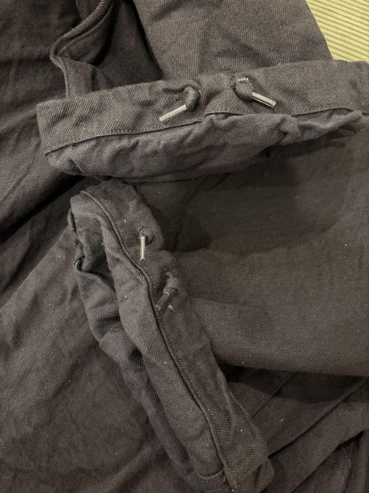 Comoli Comoli Black Denim BDU Pants Size 3 Size US 34 / EU 50 - 5 Thumbnail