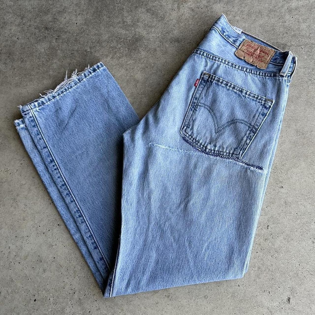 Levi's × Vintage Vintage Levi’s 501 jeans distressed and repaired Size US 32 / EU 48 - 2 Thumbnail