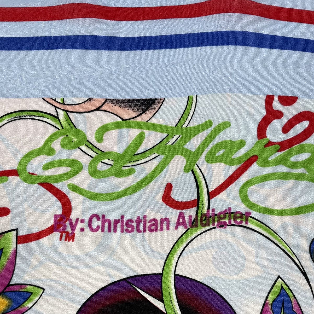 Ed Hardy Ed Hardy Christian Audigier Scarf “Kills love slowly” Size ONE SIZE - 7 Thumbnail
