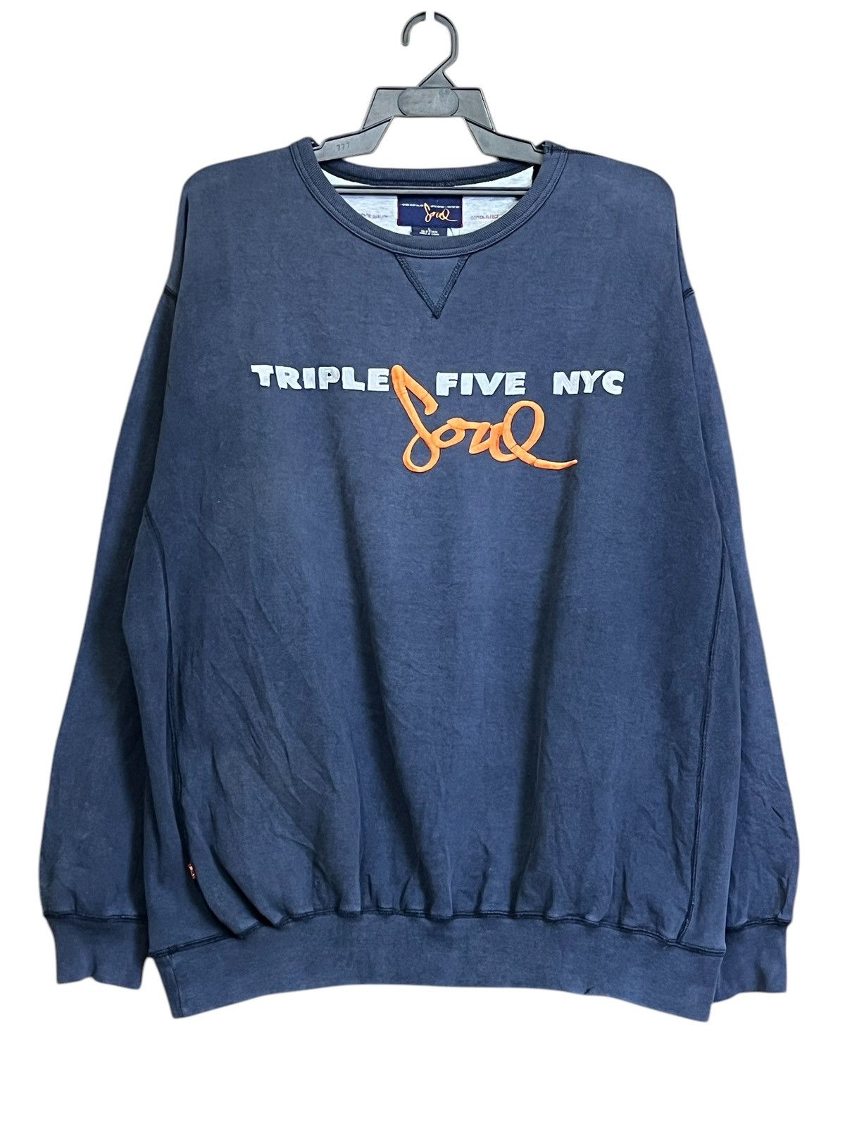 Triple 5 Soul BAGGY🔥VINTAGE SOUL TRIPLE 5 NYC BAGGY PULLOVER SWEATSHIRT Size US XL / EU 56 / 4 - 1 Thumbnail