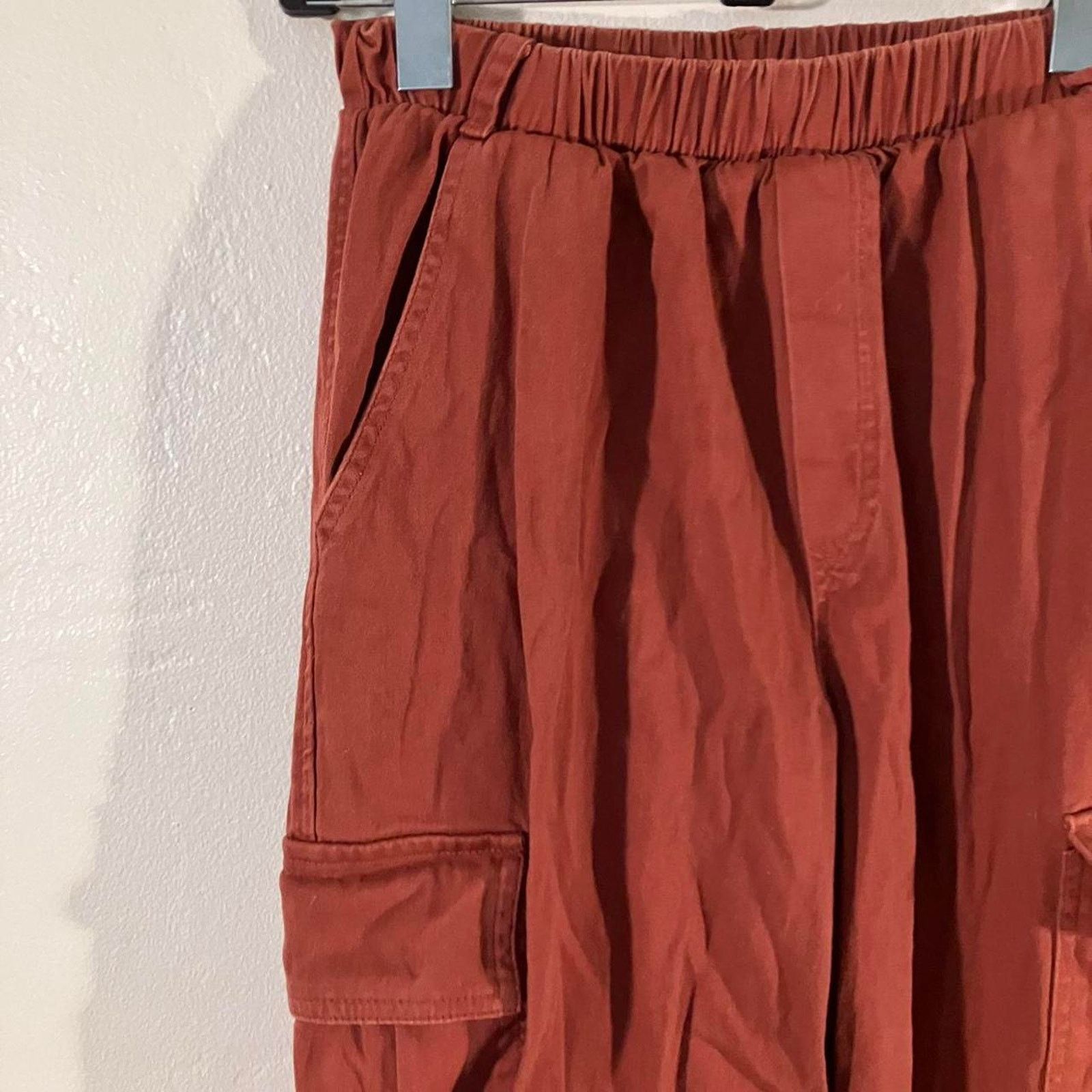 Other Wild Fable Rust Orange Cargo Joggers Size 26" / US 2 / IT 38 - 2 Thumbnail