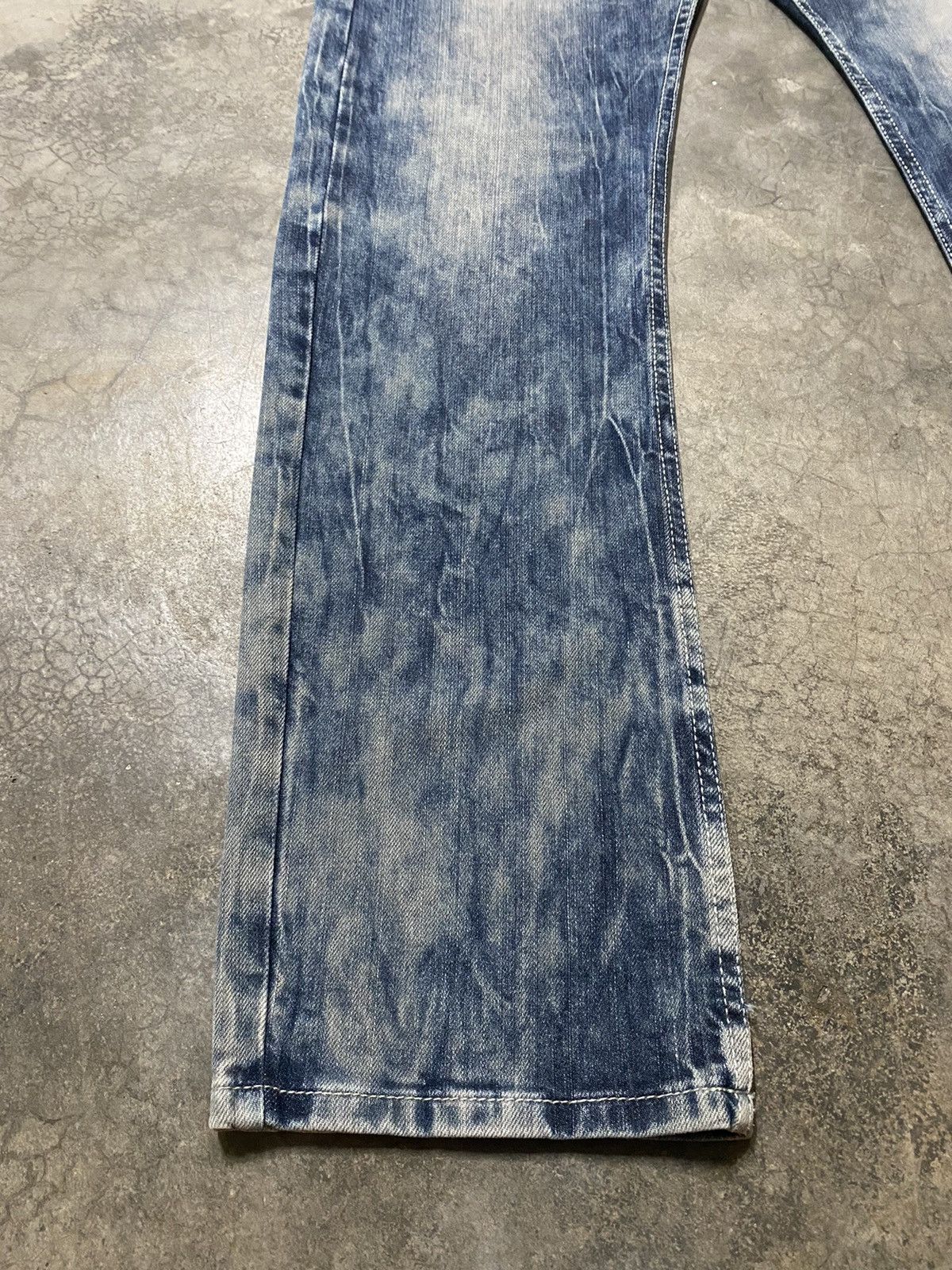 JNCO × Sean John Y2k Sean John Acid Wash Denim Baggy p108 Size US 35 - 3 Thumbnail