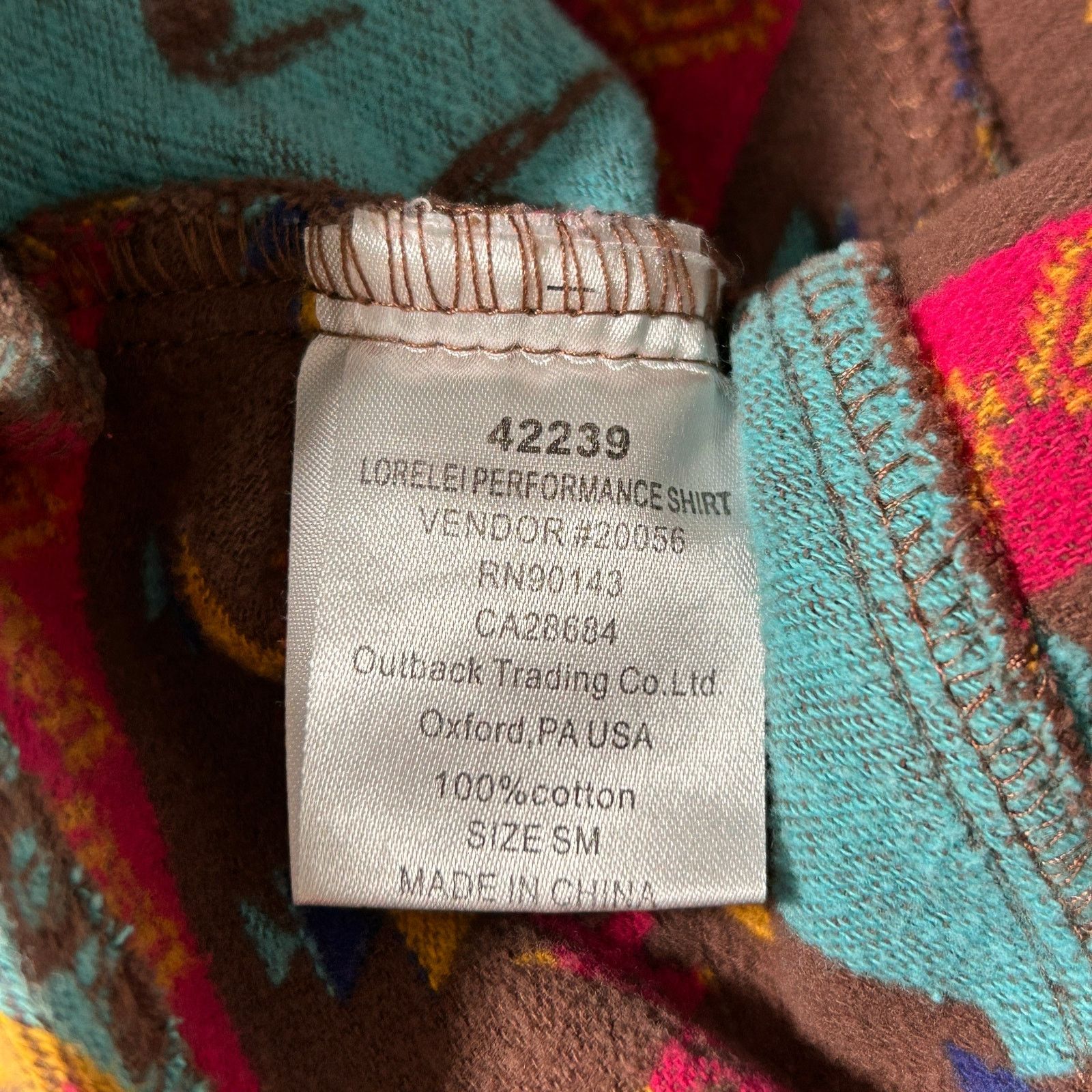 Other Outback Trading Co Lorelei aztec western pearl snap wms S Size S / US 4 / IT 40 - 6 Thumbnail
