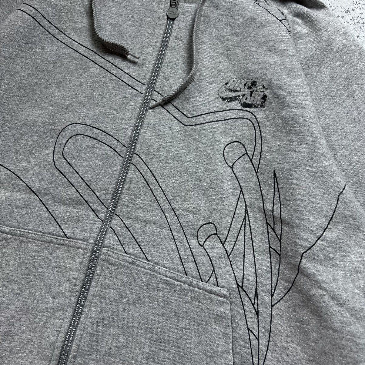 Nike 90s NIKE AIR VINTAGE Y2K OVERSIZED ZIP UP RETRO HOODIE Size US L / EU 52-54 / 3 - 4 Thumbnail