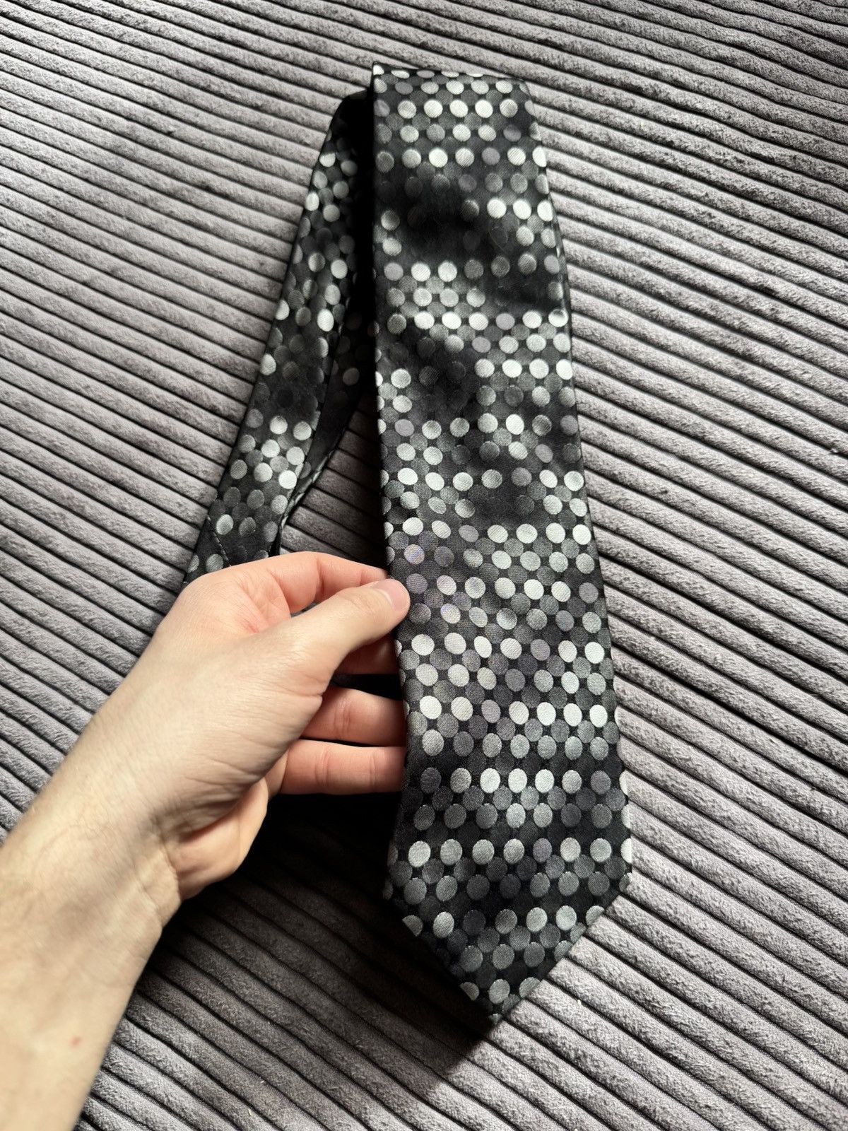 Kenzo Kenzo Homme Cravatte Silk Tie Casual Polka Dot Design Luxury Size ONE SIZE - 2 Thumbnail