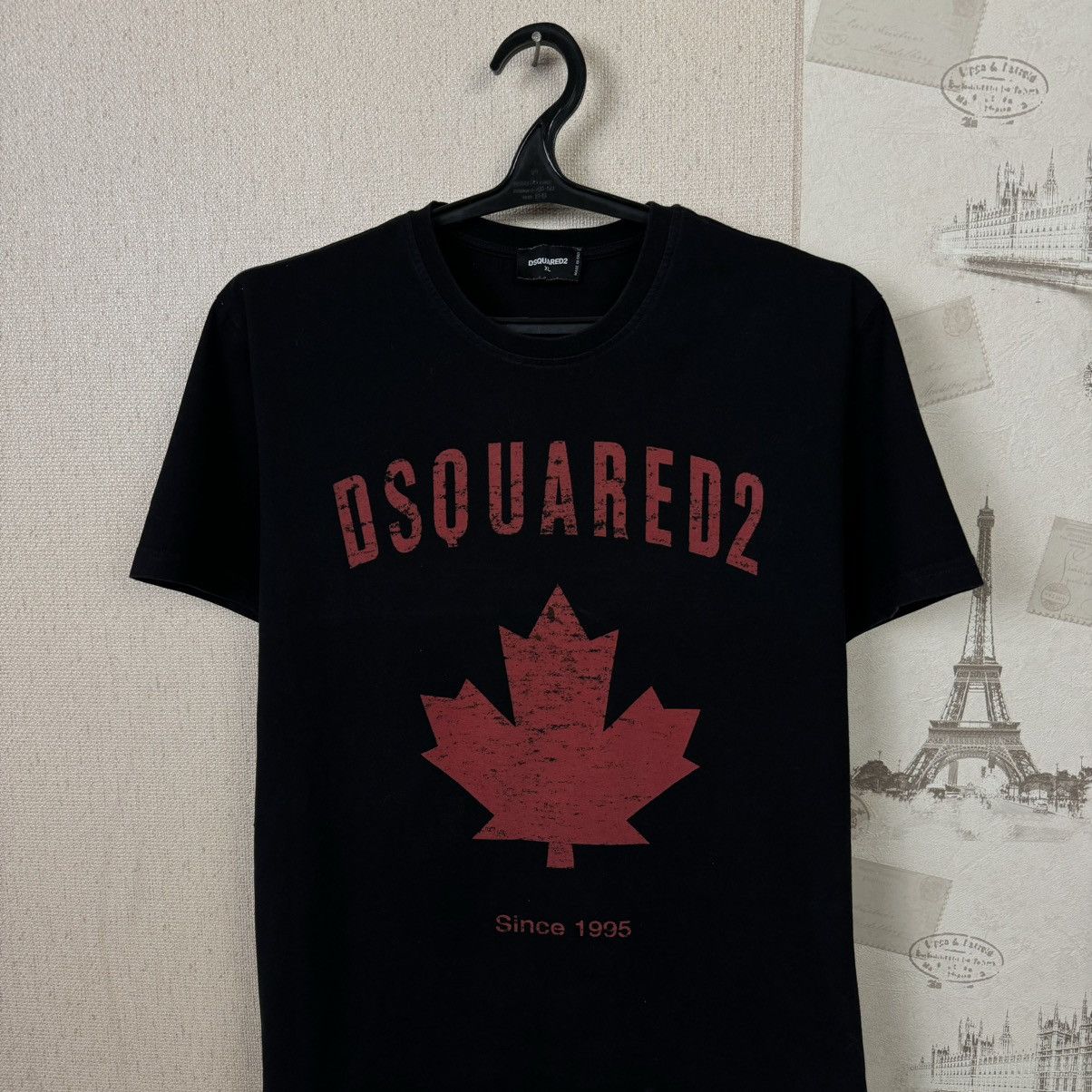 Dsquared2 Dsquared2 T shirt Logo Black Men XL Luxury Streetwear Size US XL / EU 56 / 4 - 3 Thumbnail