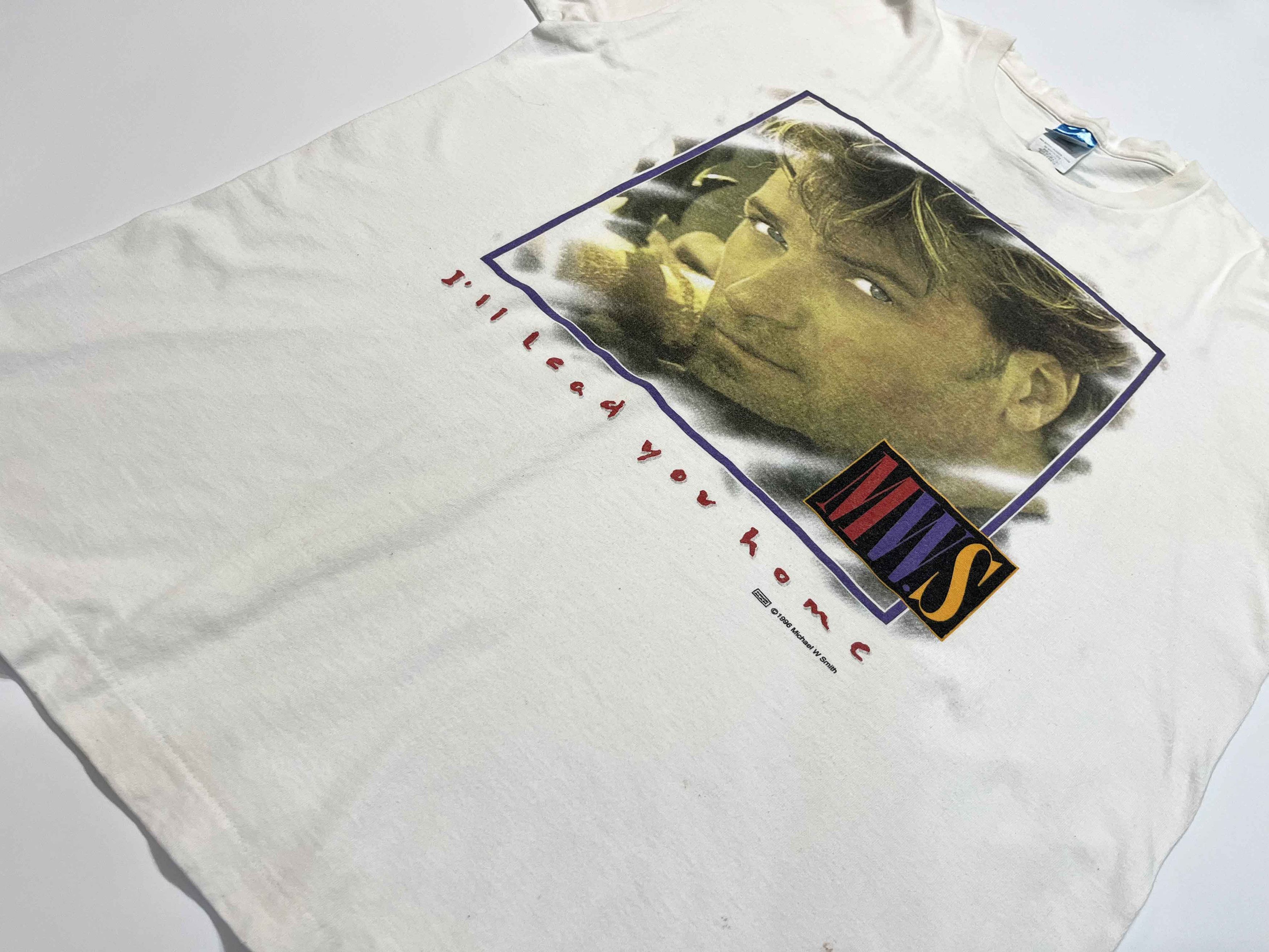 Fruit Of The Loom Vintage 1996 Michael W. Smith I'll Lead You Home MWS T-Shirt Size US XL / EU 56 / 4 - 8 Thumbnail
