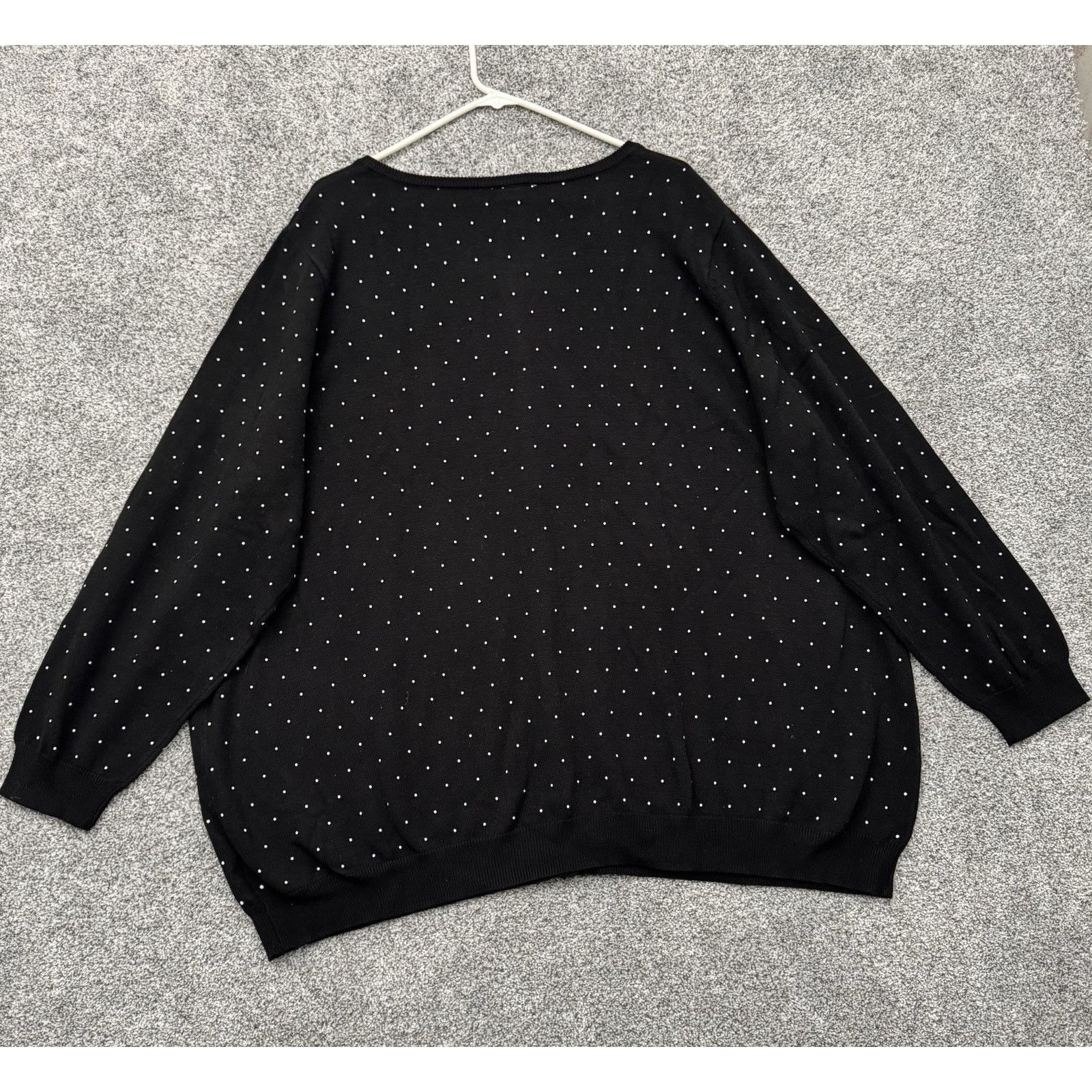 Other Catherines Cardigan Womens 2X Rhinestones Embellished 2010s Size XXL / US 16-18 / IT 52-54 - 5 Thumbnail