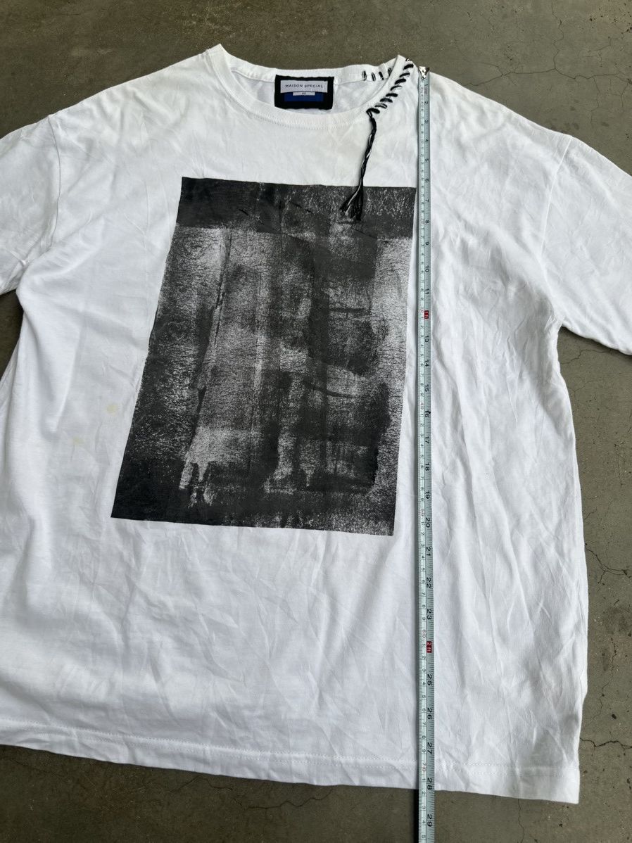 Maison Margiela Maison Special Abstract Hand-Printed Oversized Stitched Tee Size US M / EU 48-50 / 2 - 10 Thumbnail