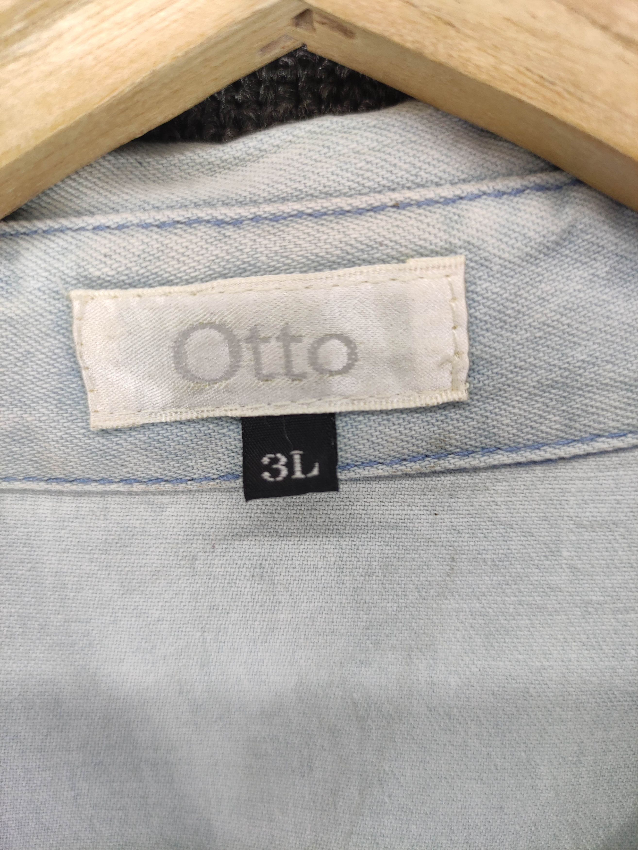 Otto Vintage Otto Embroidered Logo Soft Denim Jacket Size M / US 6-8 / IT 42-44 - 4 Thumbnail