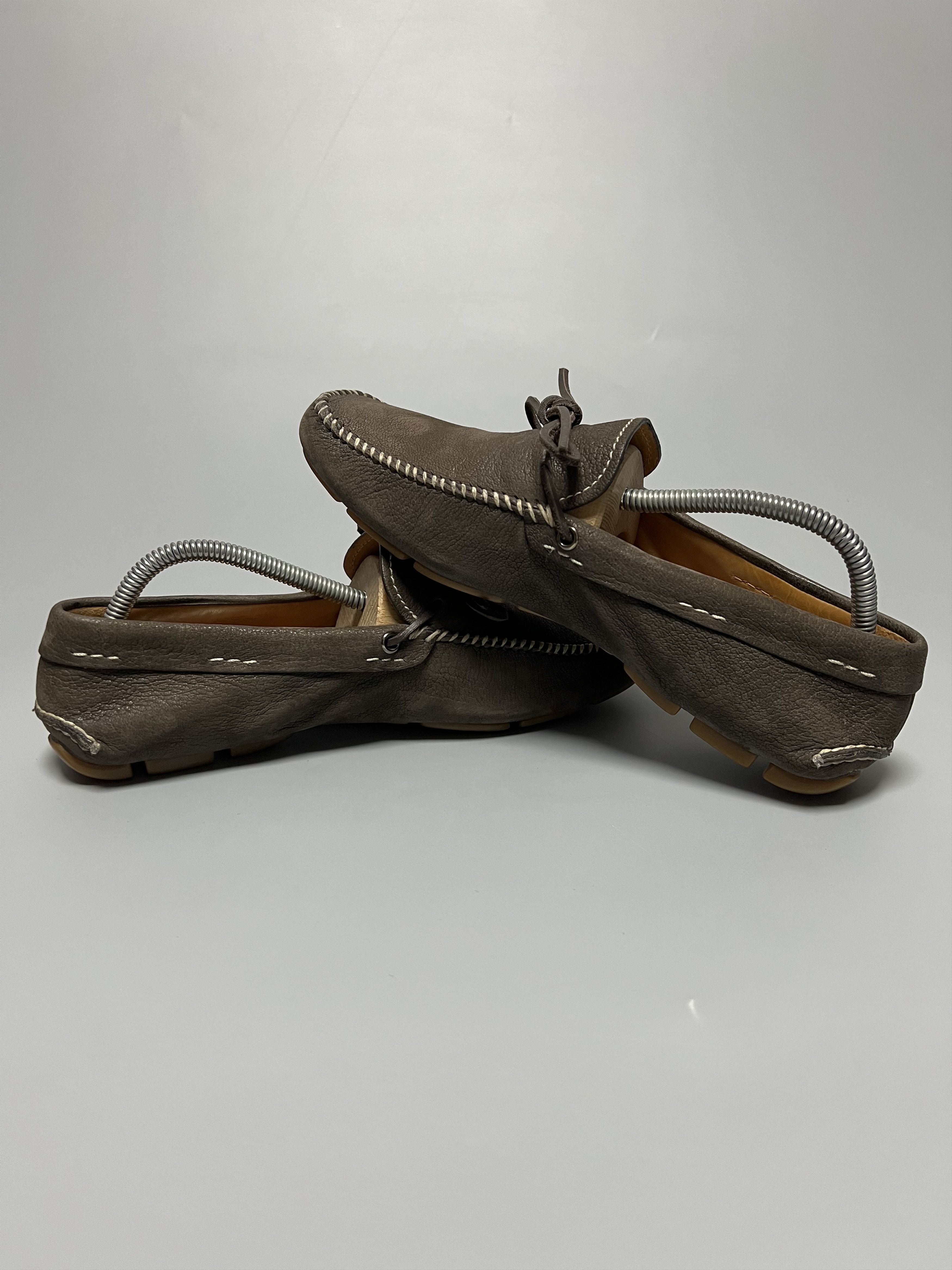 Prada Prada Vintage Brown Leather Loafers Moccasins Size US 7.5 / EU 40-41 - 5 Thumbnail