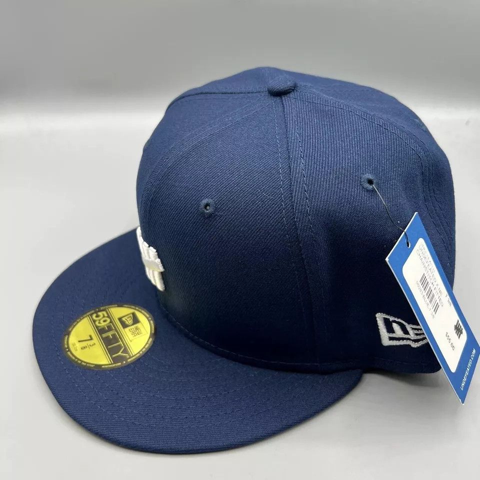 New Era Undefeated Hat Men 7 3/8 Blue 59Fifty New Era Fitted Cap New Size ONE SIZE - 2 Thumbnail
