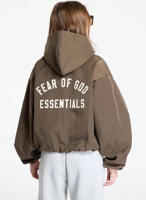 Fear of God Essentials Textured Hooded Bomber Jacket Size US L / EU 52-54 / 3 - 7 Thumbnail