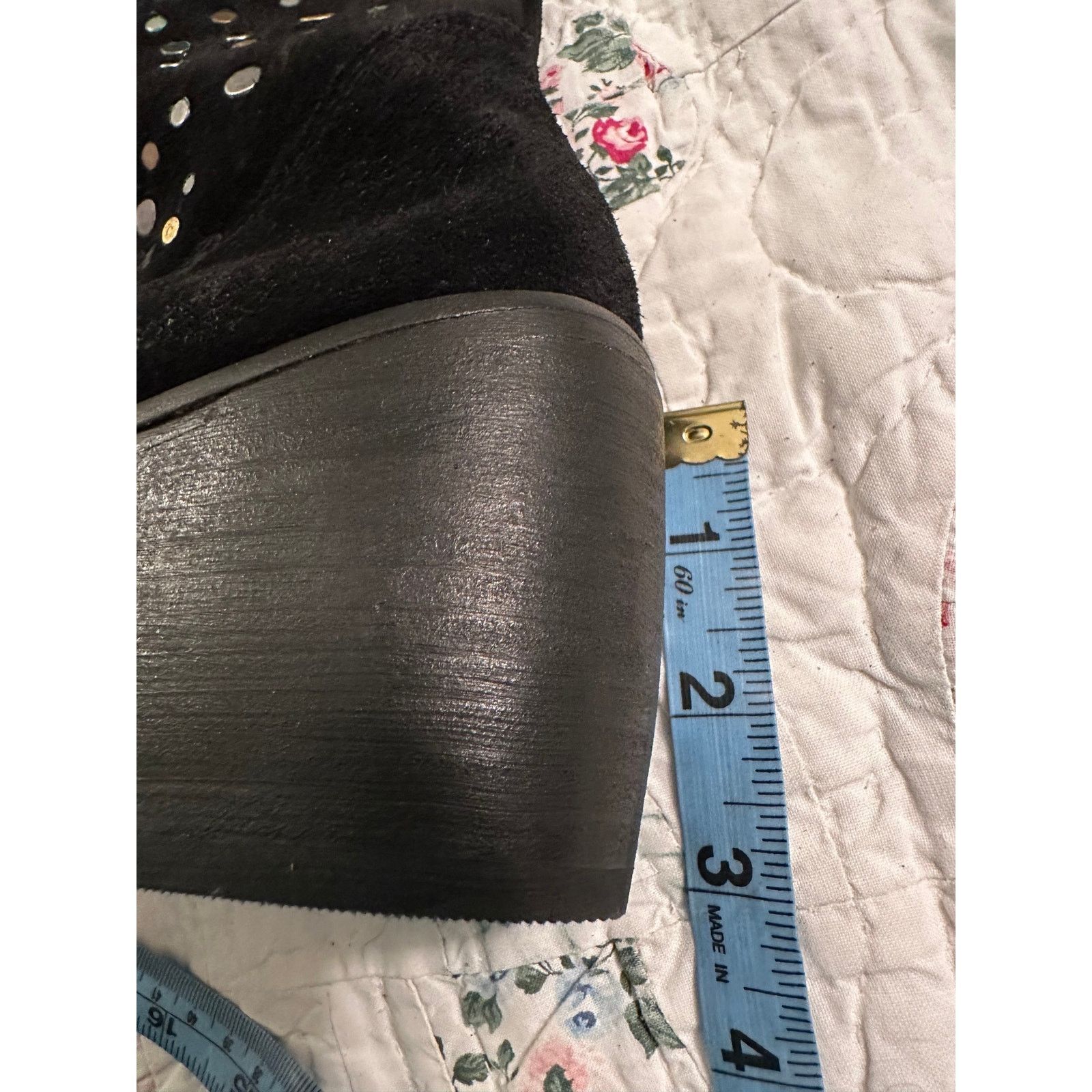 Seychelles NEW $330 ANTHROPOLOGIE STUDDED SUEDE BOHO ROCK ROLL BOOTS 8 Size US 8 / IT 38 - 4 Thumbnail