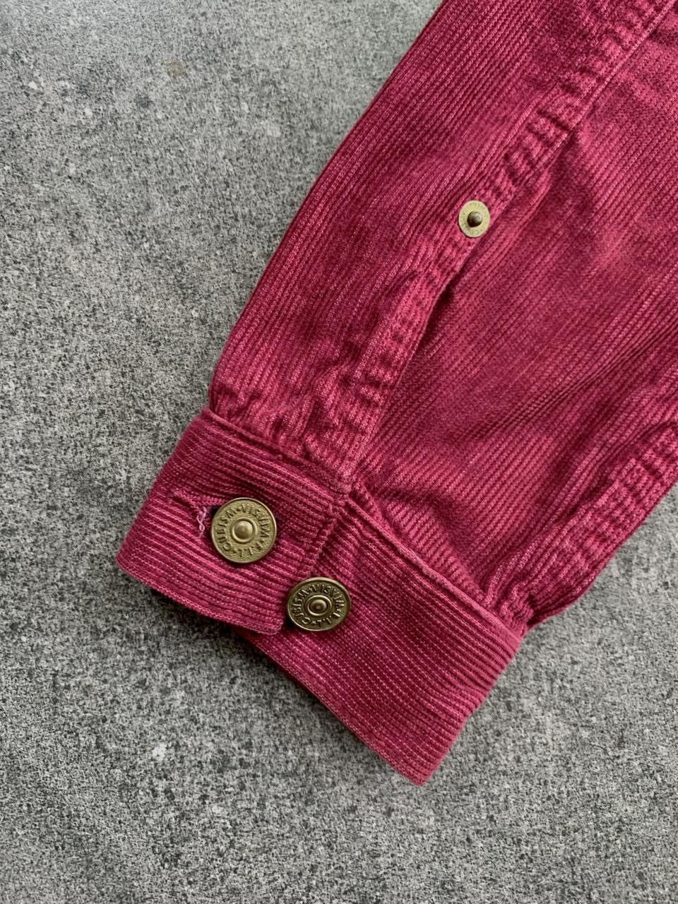 Visvim 101 Corduroy Trucker Jacket in Burgundy Size US S / EU 44-46 / 1 - 8 Thumbnail