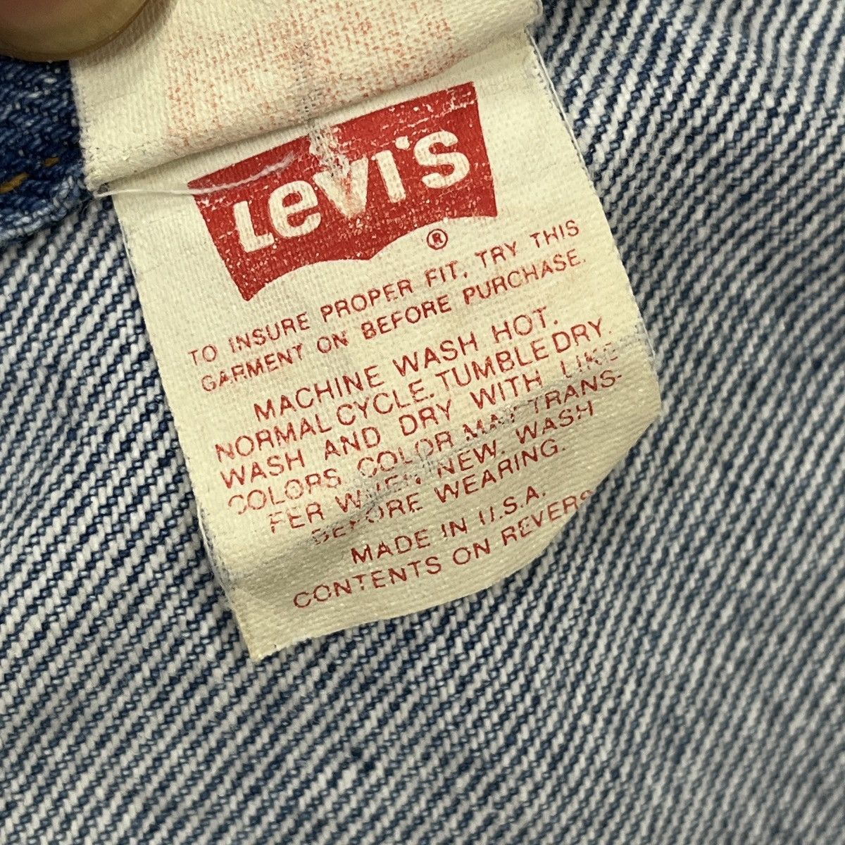 LVC × Levi's Vintage Clothing × Vintage Vintage Levis Trucker Denim Jacket Distressed Skull Patches Size US M / EU 48-50 / 2 - 22 Thumbnail