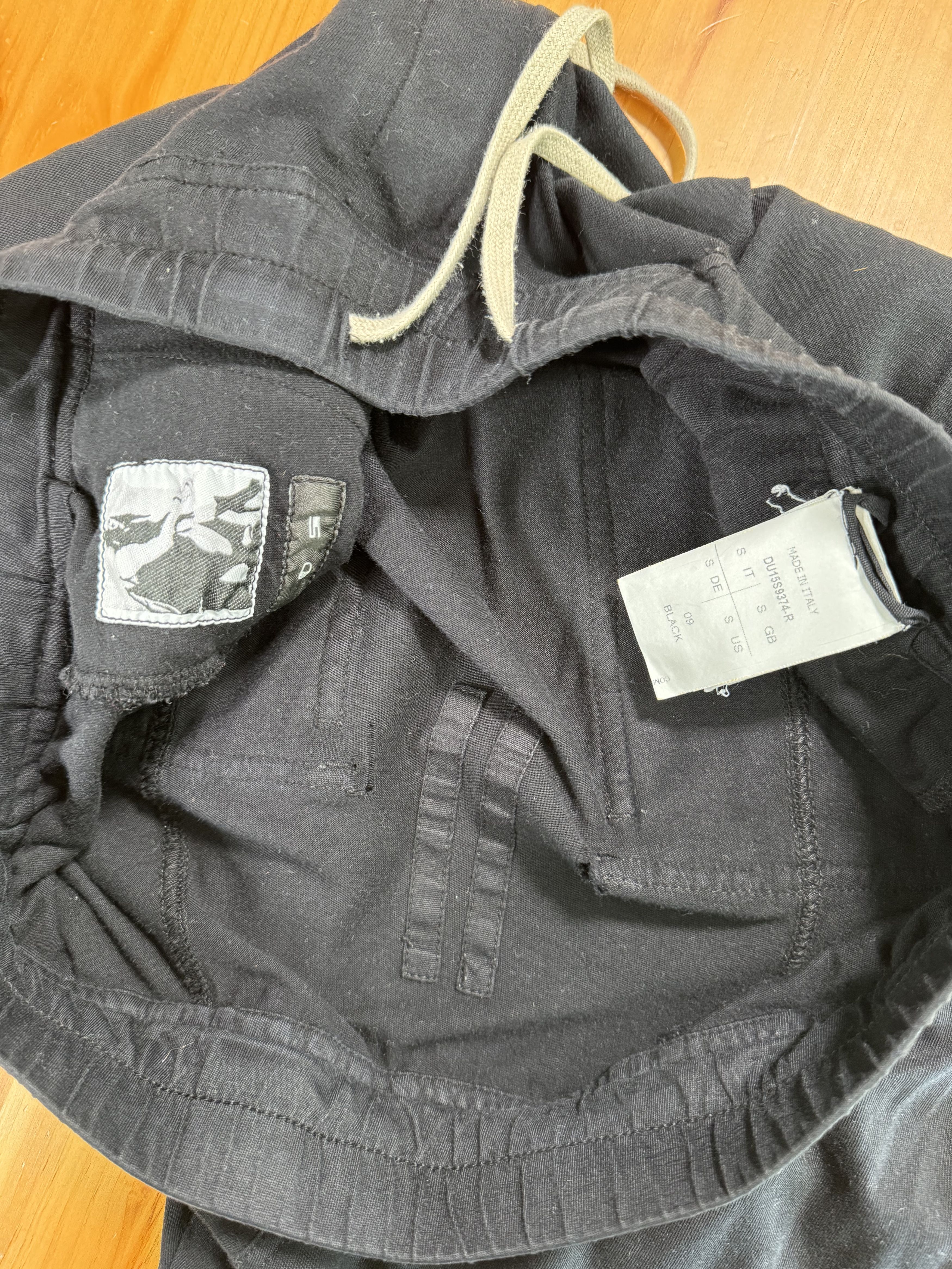 Rick Owens Rick Owens Drop Crotch Sweatpants Size US 32 / EU 48 - 8 Thumbnail