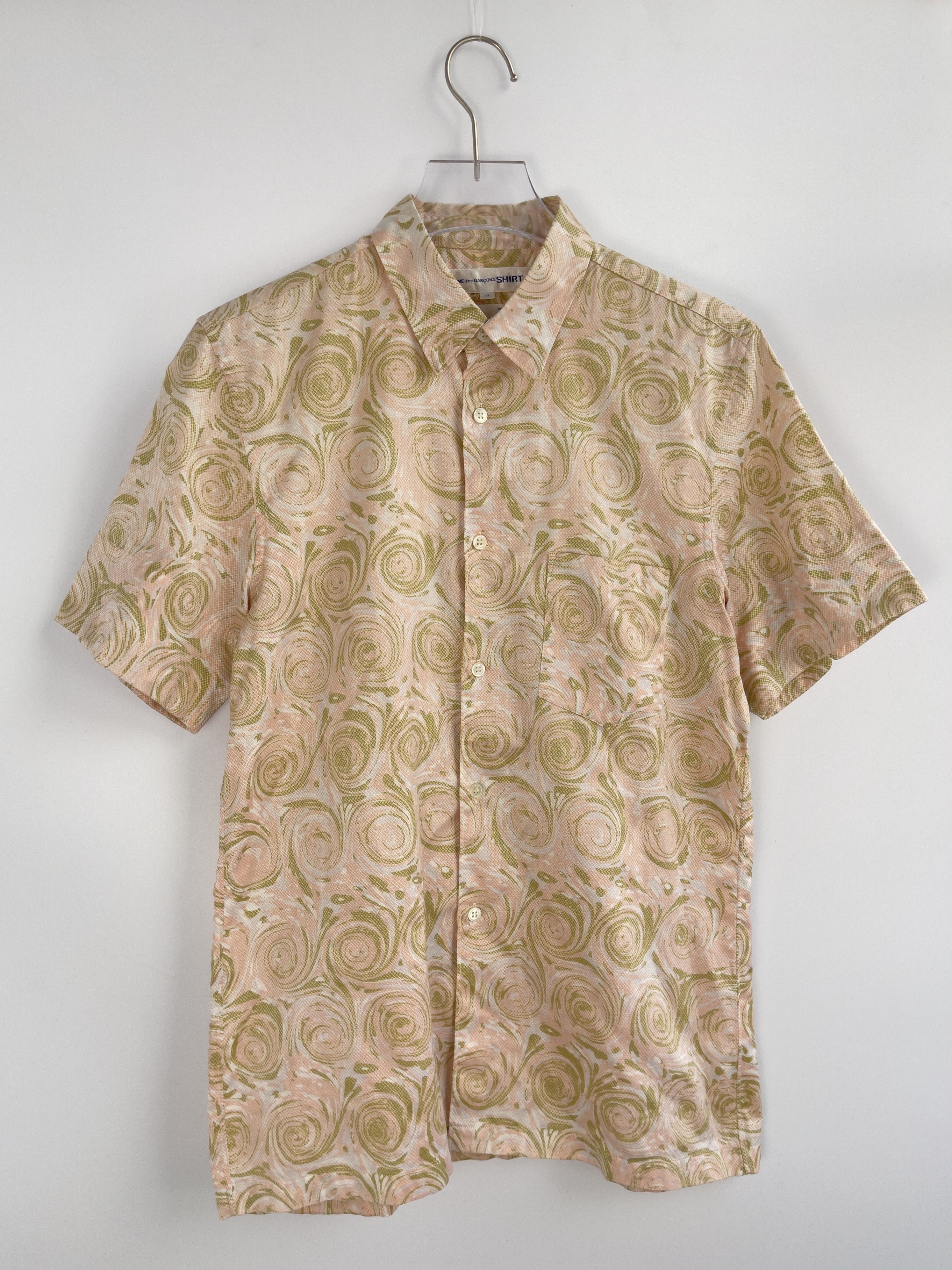 Comme des Garcons × Comme des Garcons SHIRT COMME des GARCONS SHIRT Pink Pattern Shirt Size US S / EU 44-46 / 1 - 1 Thumbnail