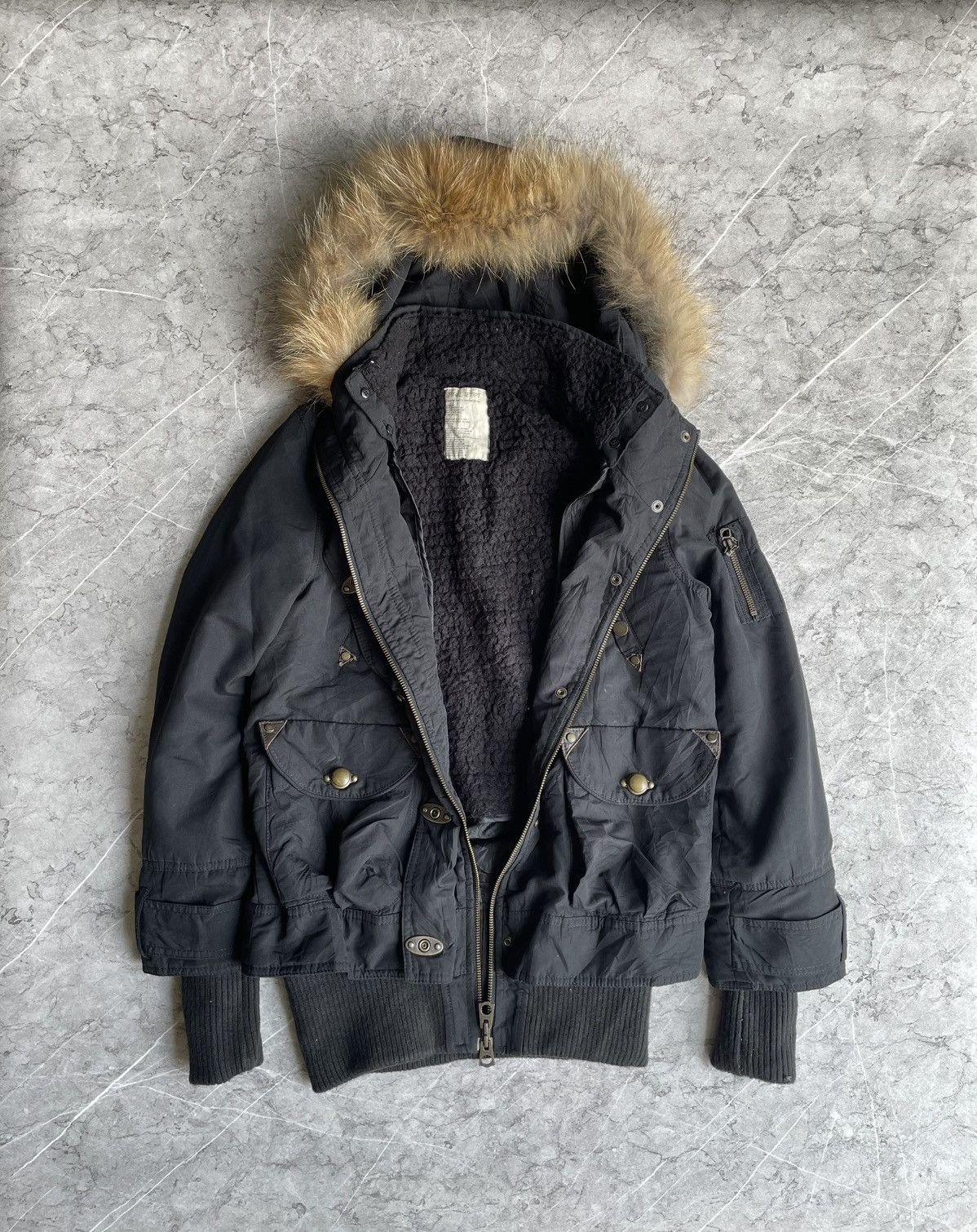 Japanese Brand Spiral Tempt Bondage Punk Fur Jacket Size US M / EU 48-50 / 2 - 6 Thumbnail