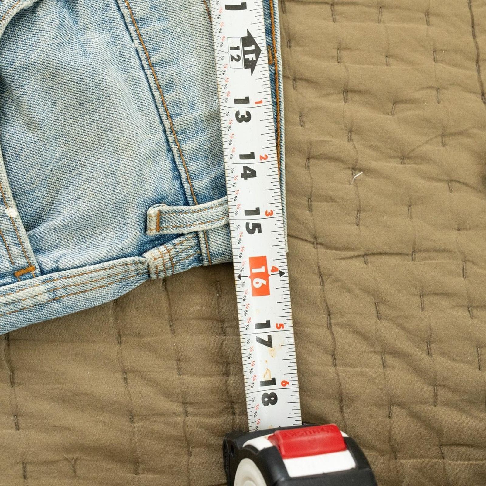 Levi's Custom handmade sashiko levis patchwork jeans size 31 x 30 Size US 31 - 5 Thumbnail