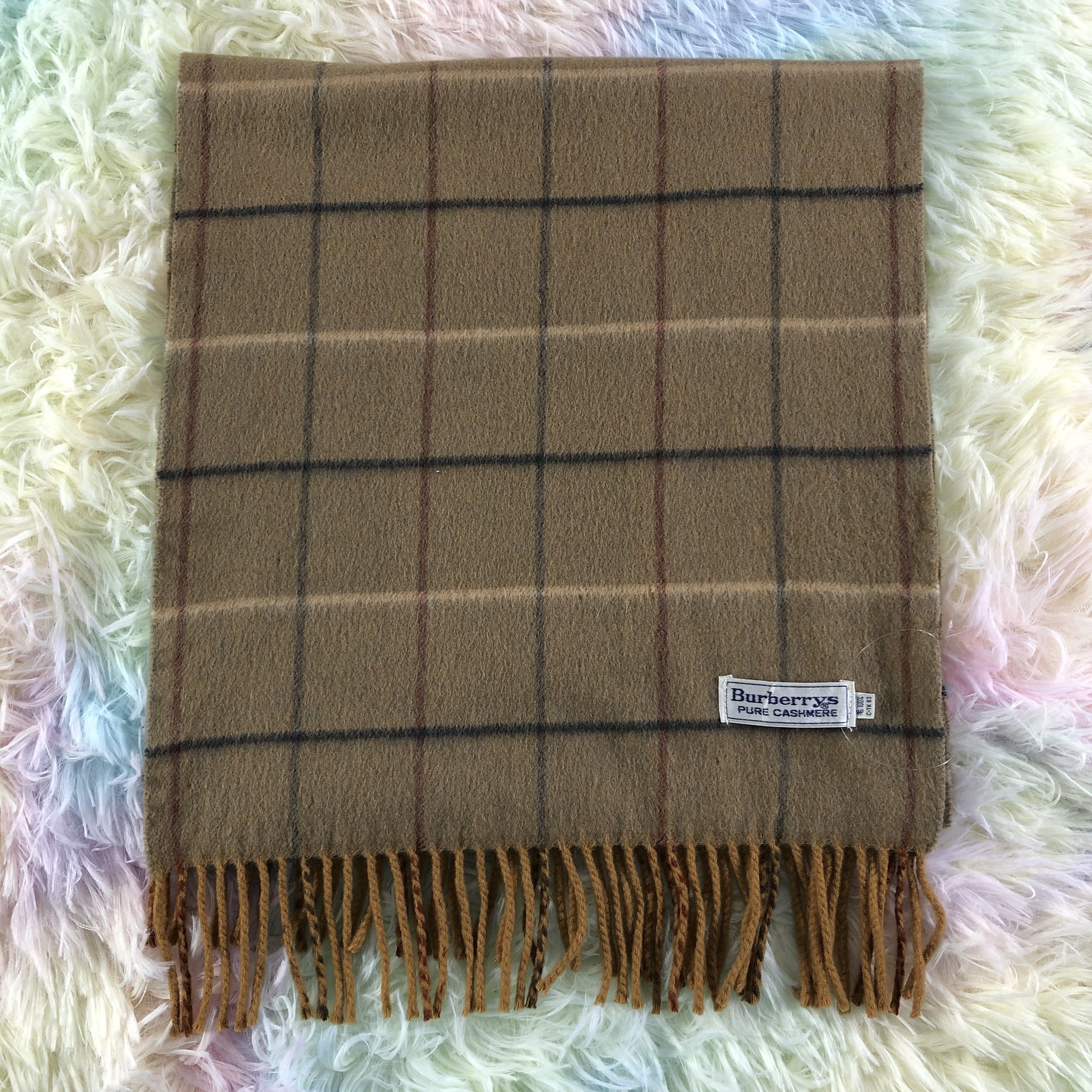 Burberry × Vintage Burberry Scarf / Muffler / Neckwear - KM213 Size ONE SIZE - 3 Thumbnail