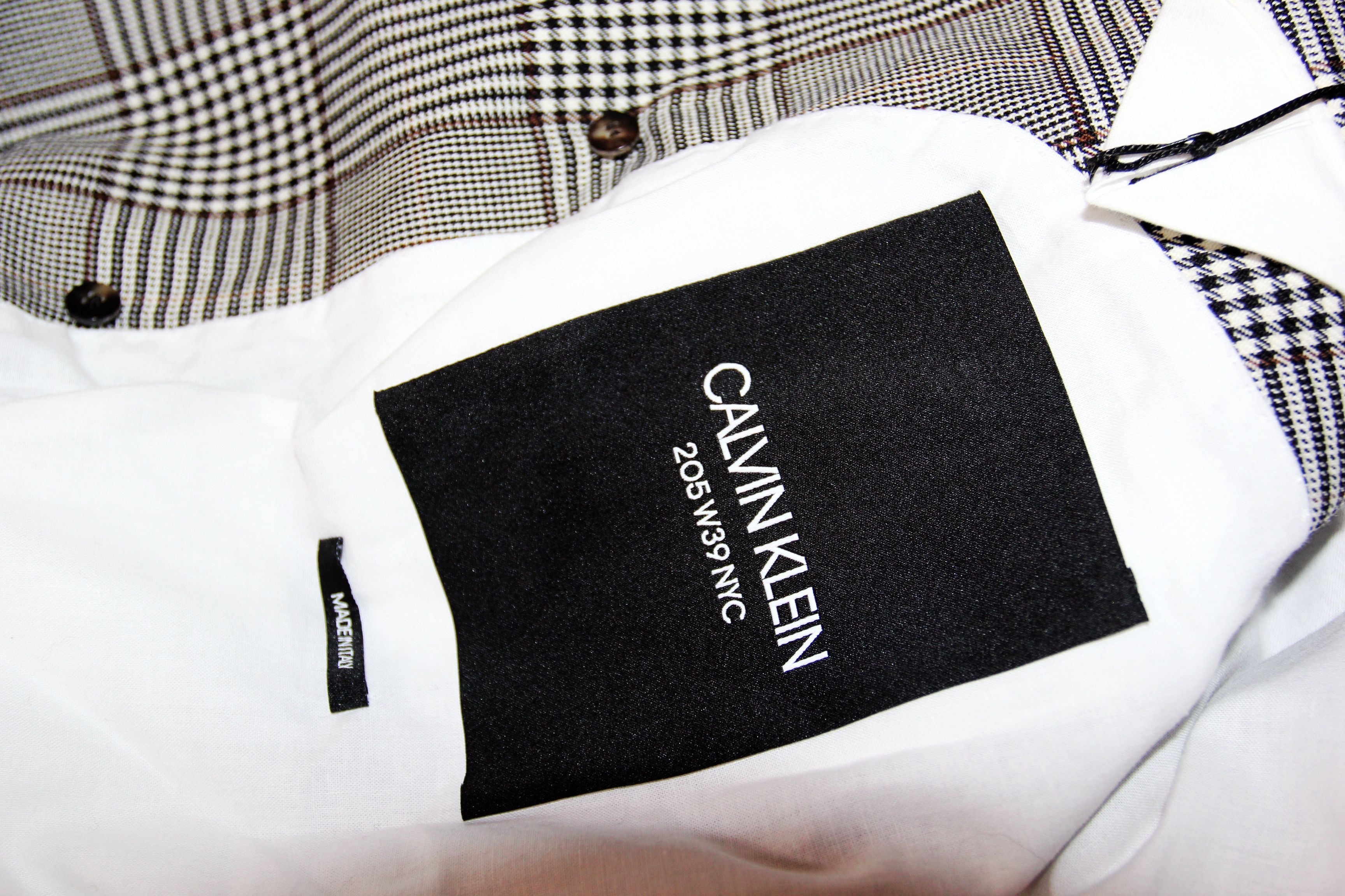 Calvin Klein 205W39NYC BNWT AW18 CALVIN KLEIN 205W39NYC HOUNDSTOOTH COAT 50 Size US M / EU 48-50 / 2 - 8 Thumbnail