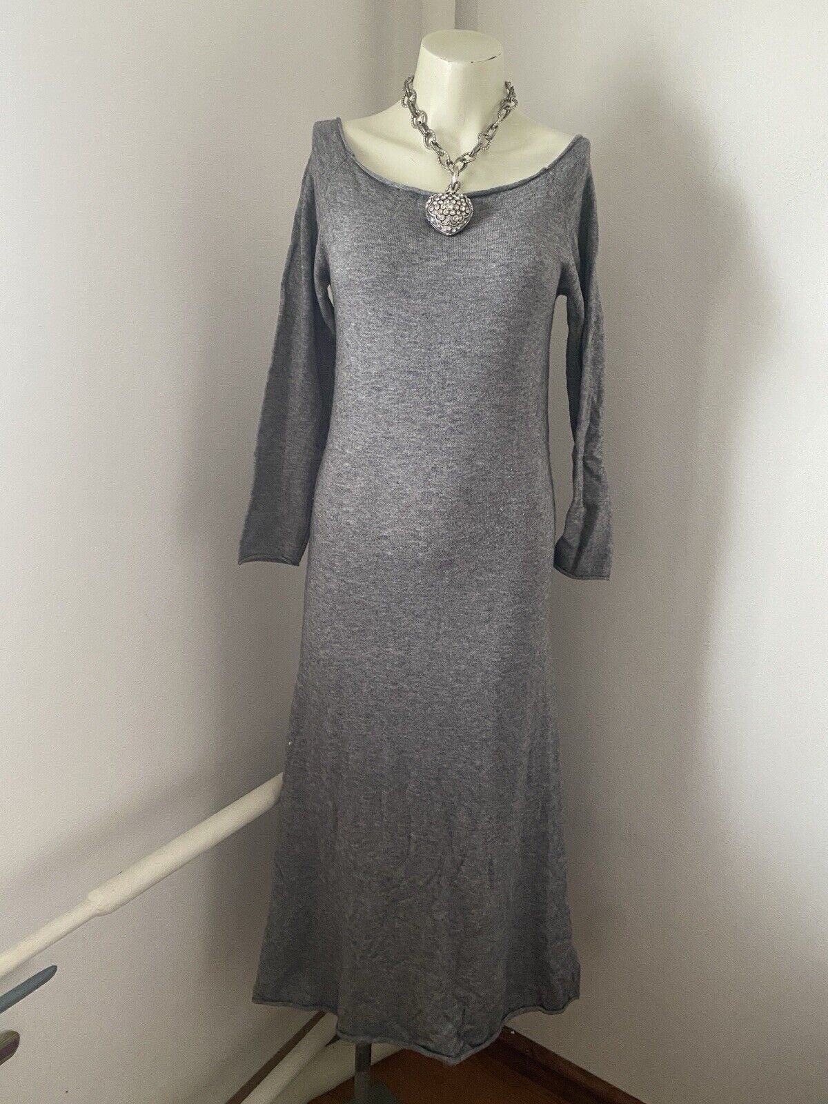 Other Long Dress Knit Grey Size M A25 Size M / US 6-8 / IT 42-44 - 1 Thumbnail