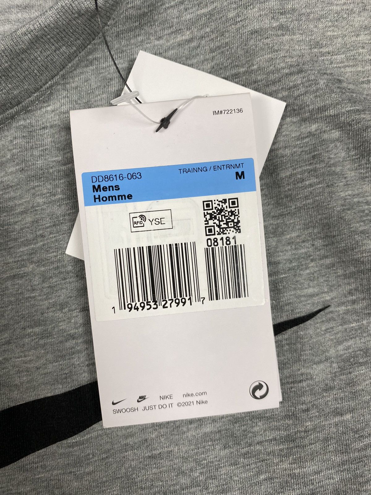Nike New Nike Athletic Swoosh Big Logo Tee T Shirt Size US M / EU 48-50 / 2 - 6 Thumbnail