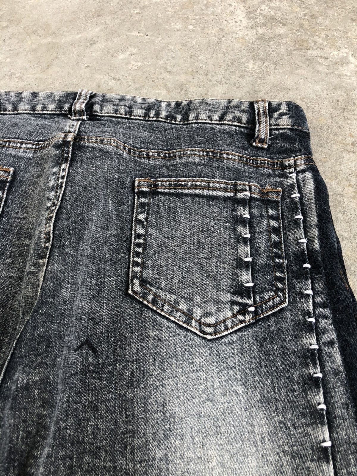 If Six Was Nine Japanese Nouvo Flared Jeans Distressed Jeans Size US 30 / EU 46 - 13 Thumbnail