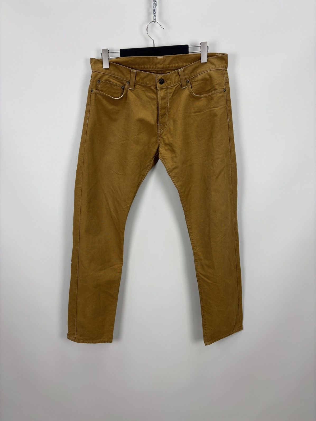 Carhartt Mens jeans Carhartt Size 34x32 Color Brown Size US 34 / EU 50 - 1 Thumbnail