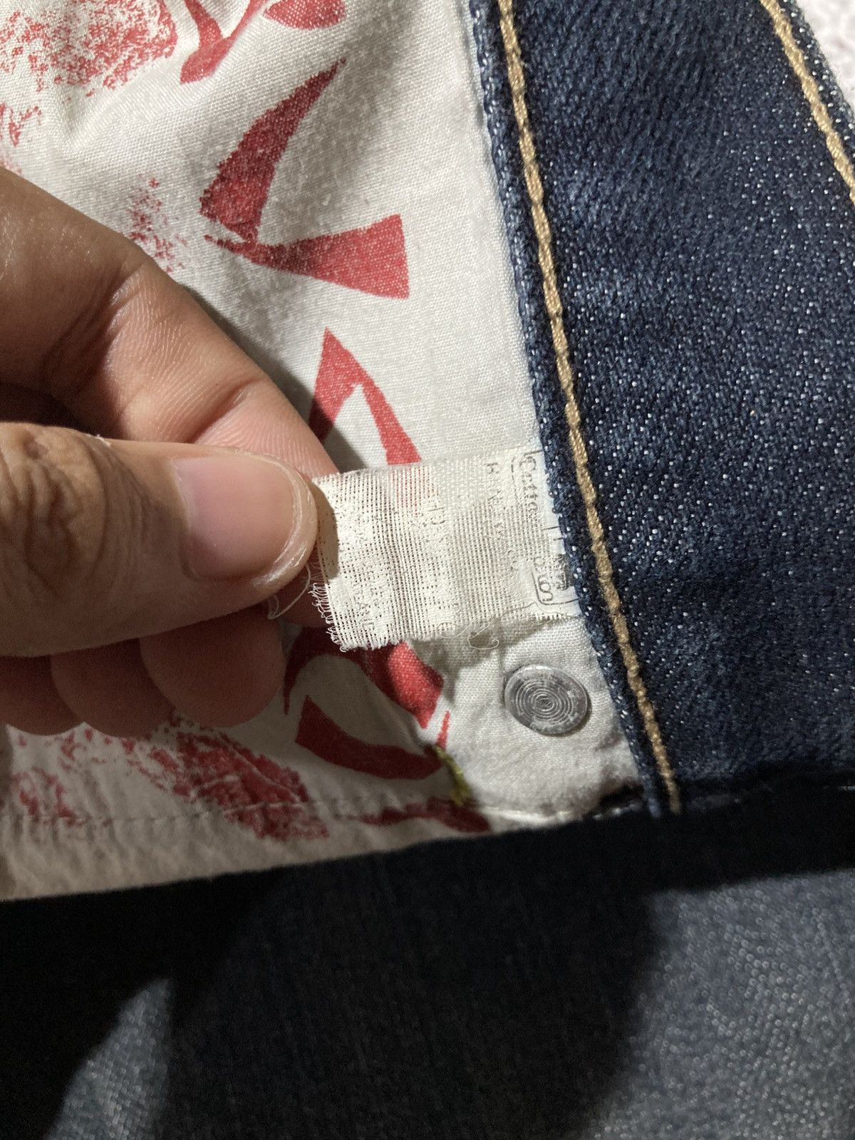 Japanese Brand 2000s Sugoi Tatto Embroidery Dragon Tiger Denim Jeans Size US 29 - 19 Thumbnail