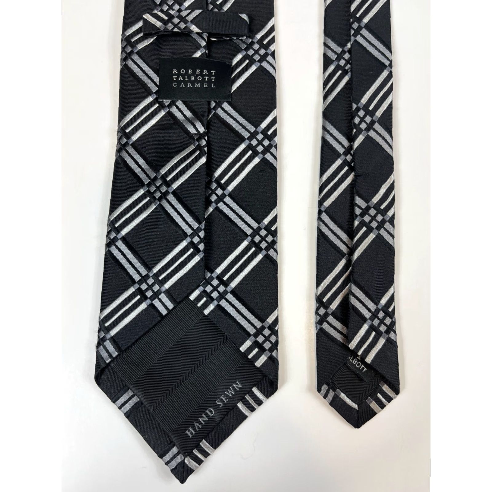 Robert Talbott VINTAGE Robert Talbott Carmel Men's Silk Tie Plaid Hand Made in USA Size ONE SIZE - 5 Thumbnail