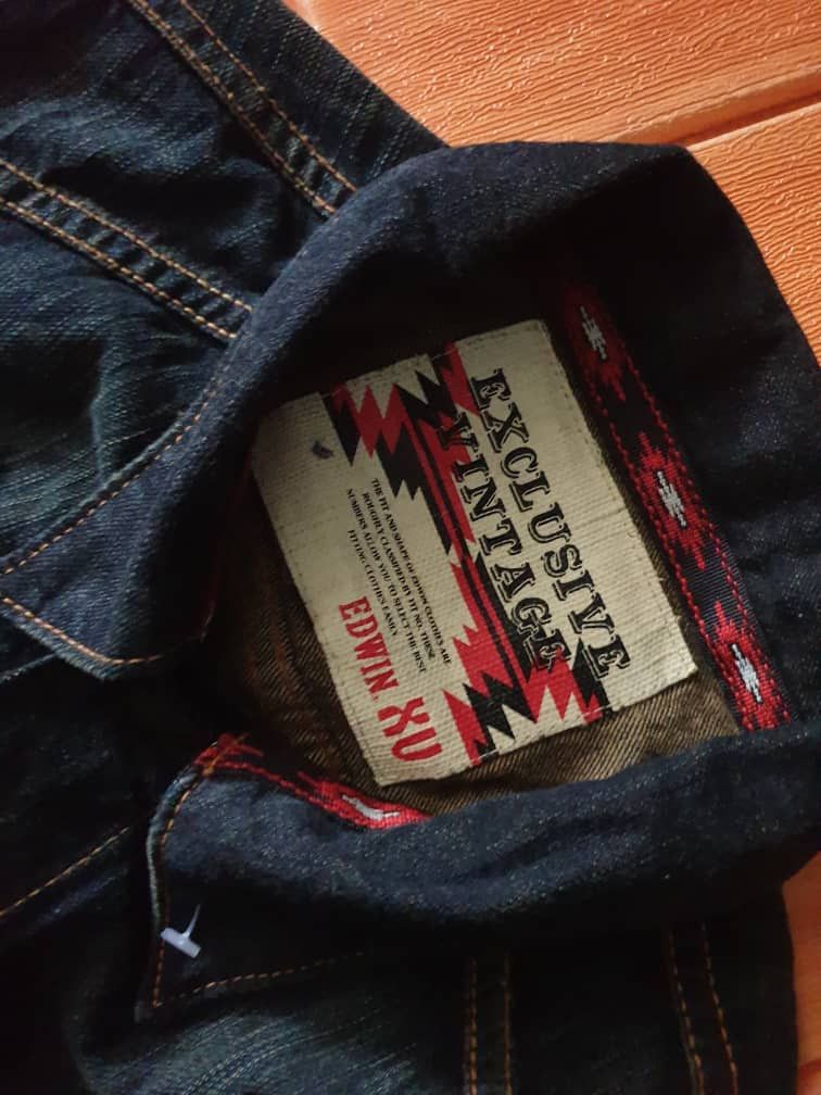 Edwin 💥Edwin exclusive vintage Japanese denim jacket Size US L / EU 52-54 / 3 - 2 Thumbnail