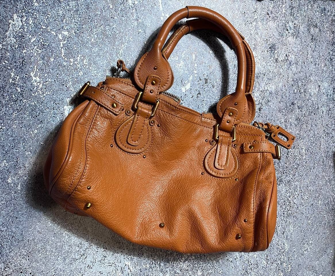 Japanese Brand Vintage Chloe Style Y2k Leather Brown Bag Classic Size ONE SIZE - 1 Thumbnail