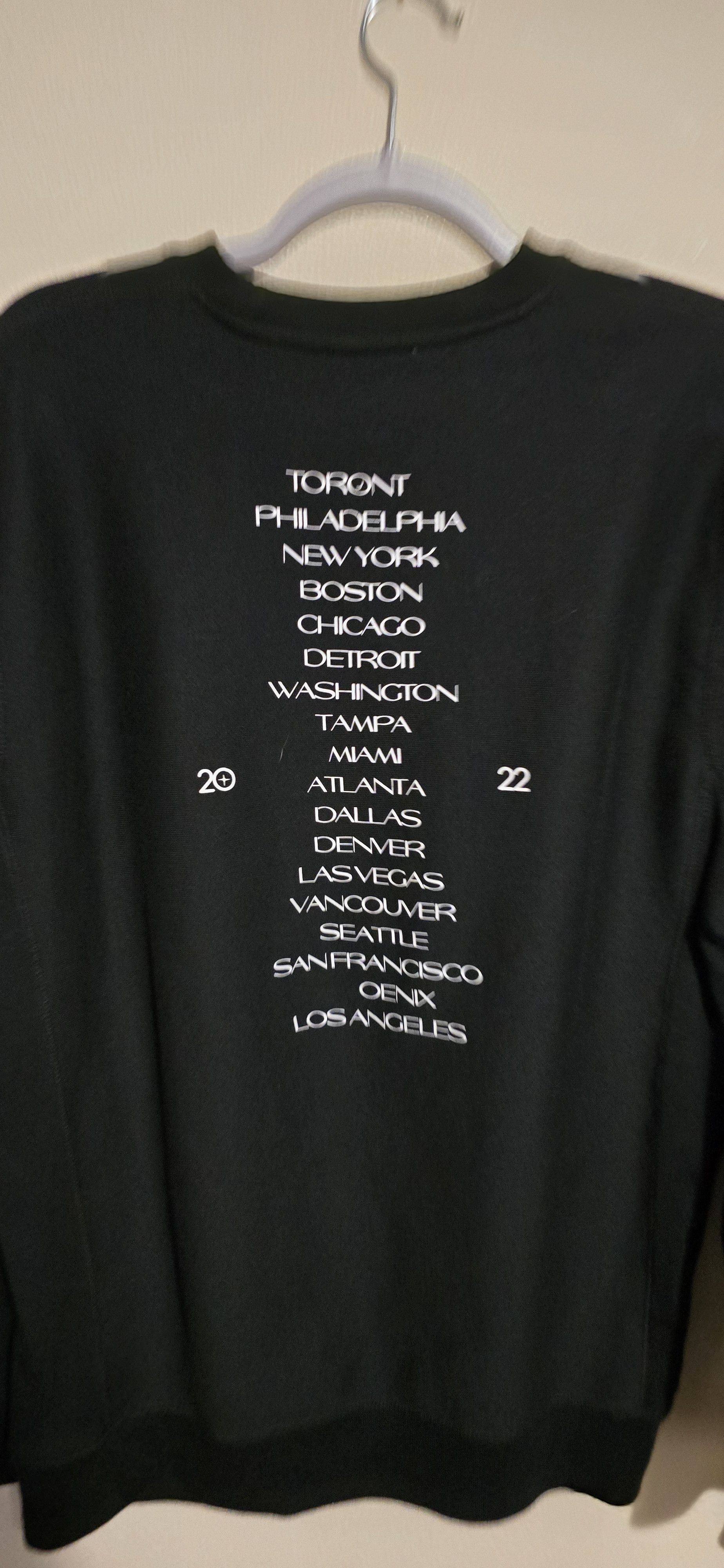 The Weeknd the weeknd after hours till dawn 2022 tour crewneck Size US L / EU 52-54 / 3 - 2 Thumbnail