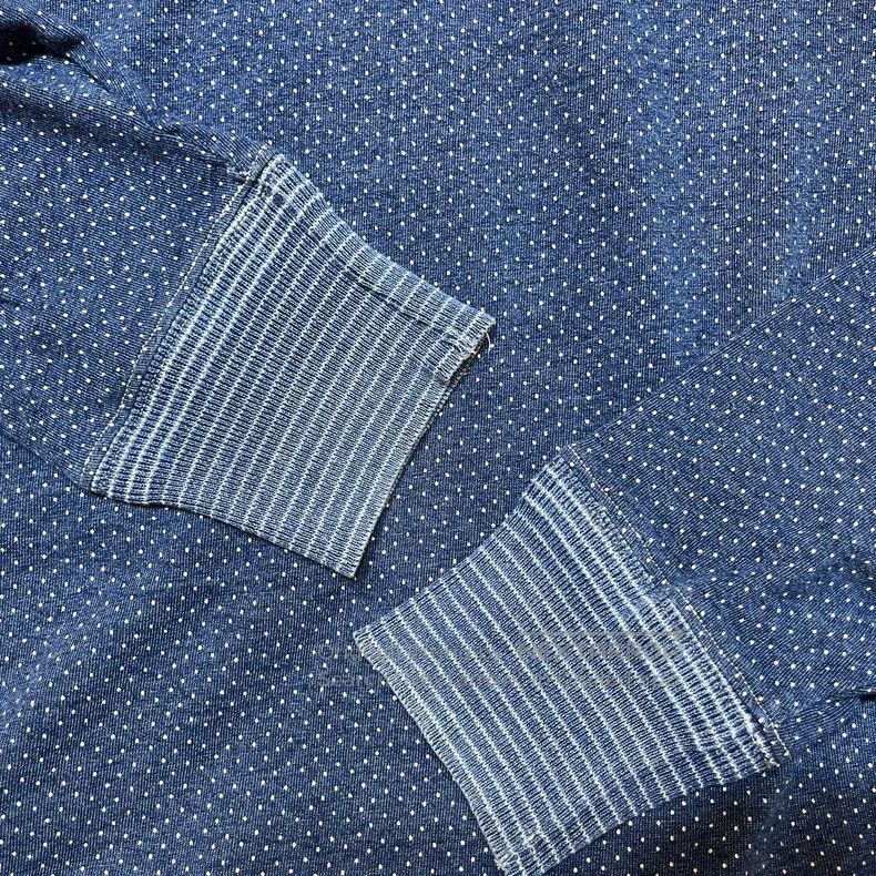 RRL Ralph Lauren RRL Ralph Lauren Blue dyed Henry shirt base shirt Size US S / EU 44-46 / 1 - 5 Thumbnail