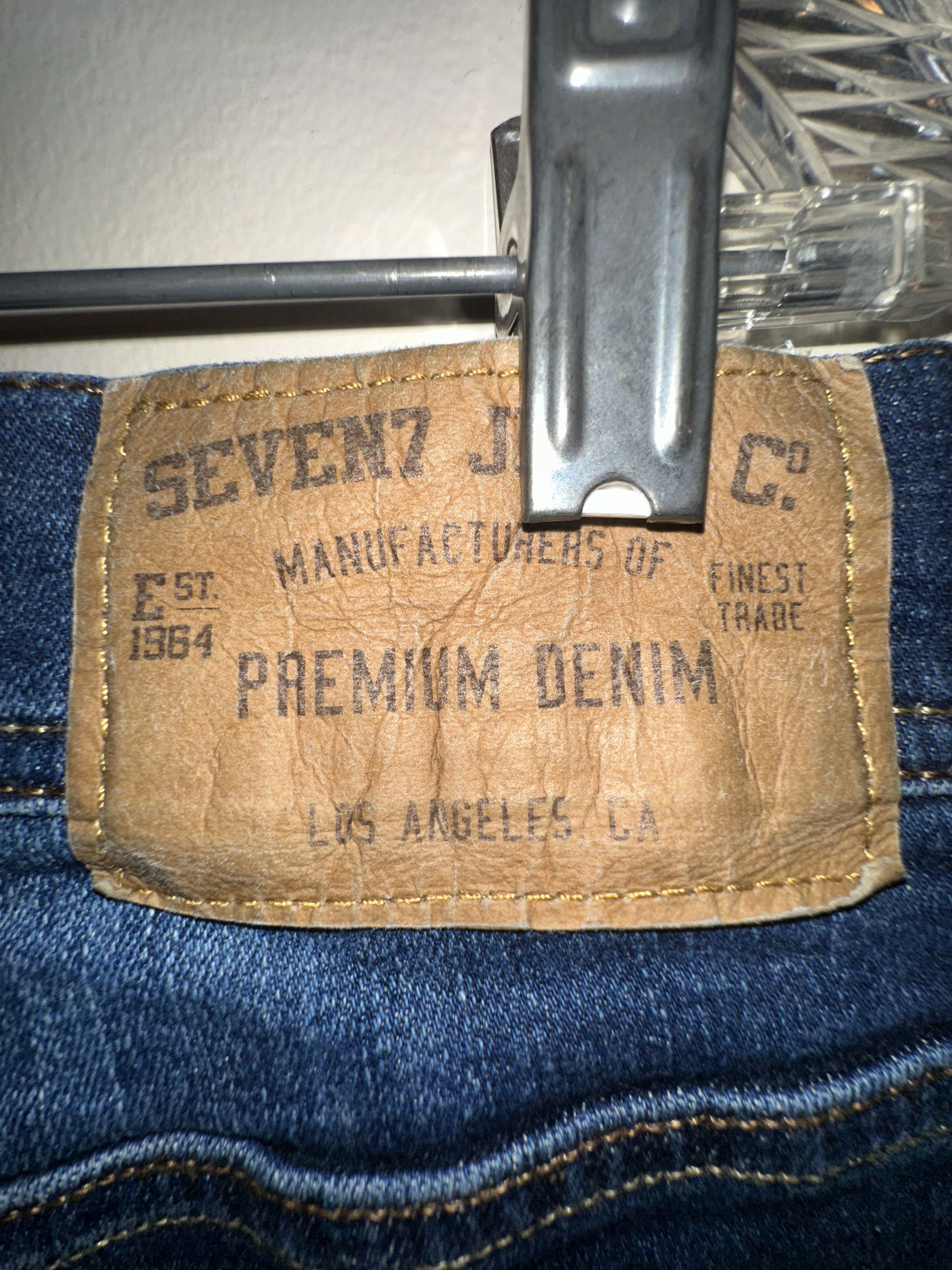 Seven 7 Steven7 Denim Jeans W38 L32 Size US 38 / EU 54 - 4 Thumbnail