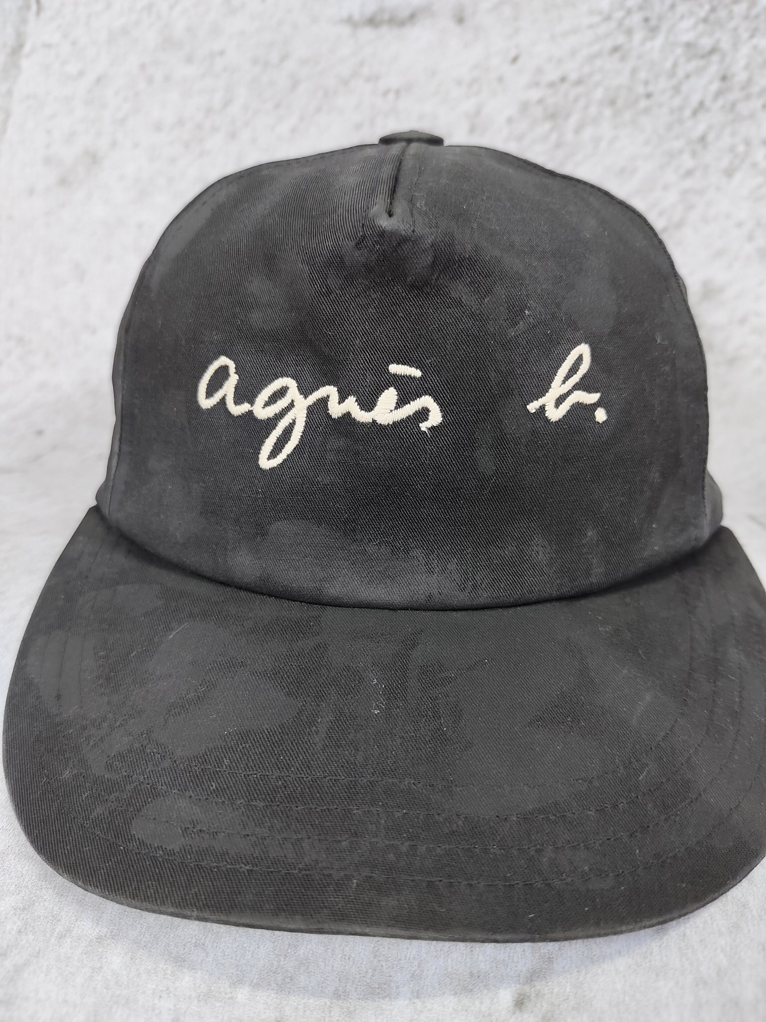 agnes b. 90s Agnes b 🇫🇷 Script Logo Embroidery Abstract Painted Art Size ONE SIZE - 3 Thumbnail