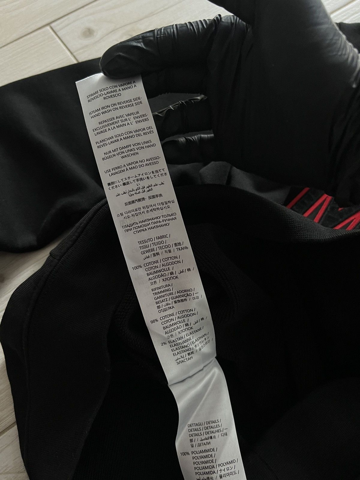 Alexander McQueen Alexander McQueen McQ Big Logo Black Hoodie Size Small Size US S / EU 44-46 / 1 - 9 Thumbnail