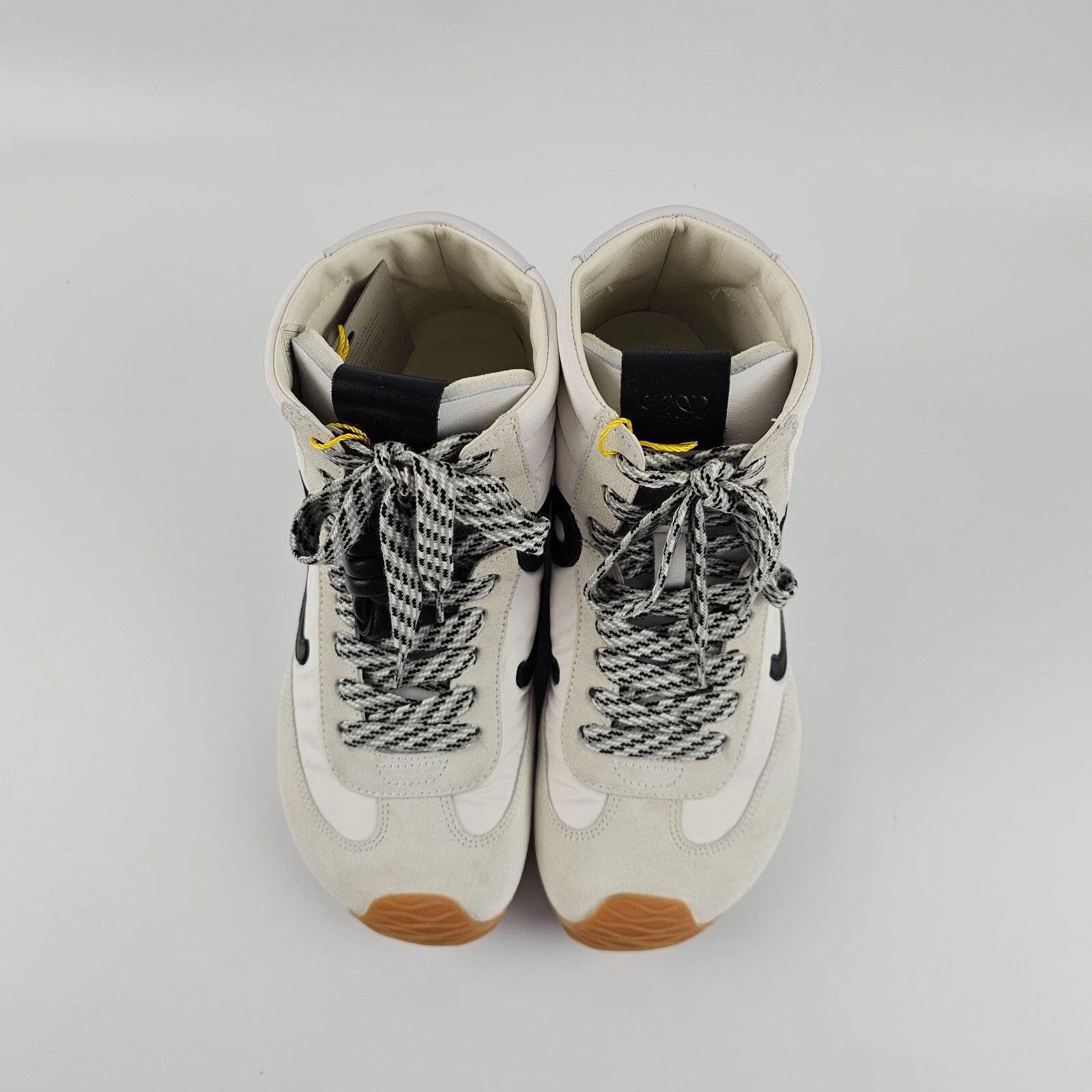 Loewe LOEWE Ballet Runner 2.0 White/Black High Top Sneakers Size US 7 / IT 37 - 7 Thumbnail
