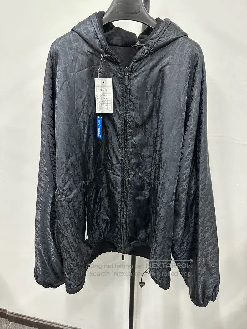 Dior Dior Full of Logo old flower embroidery with zipper jacket Size US XXL / EU 58 / 5 - 1 Thumbnail
